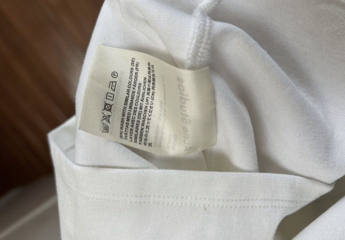 Acne Studios Acne Studios Neck Logo Navid T-Shirt White Size US XS / EU 42 / 0 - 5 Thumbnail