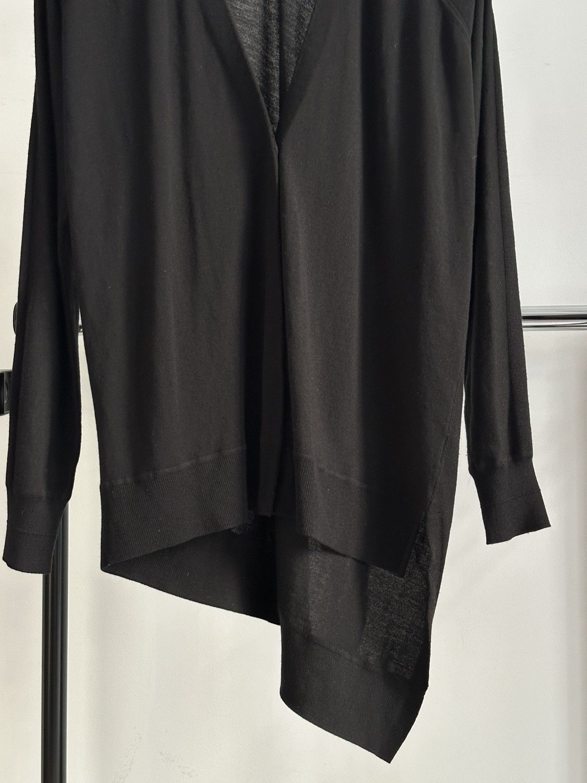 Alexander Wang Alexander Wang Black Wool Cardigan Avant Garde Sweater Size S / US 4 / IT 40 - 3 Thumbnail