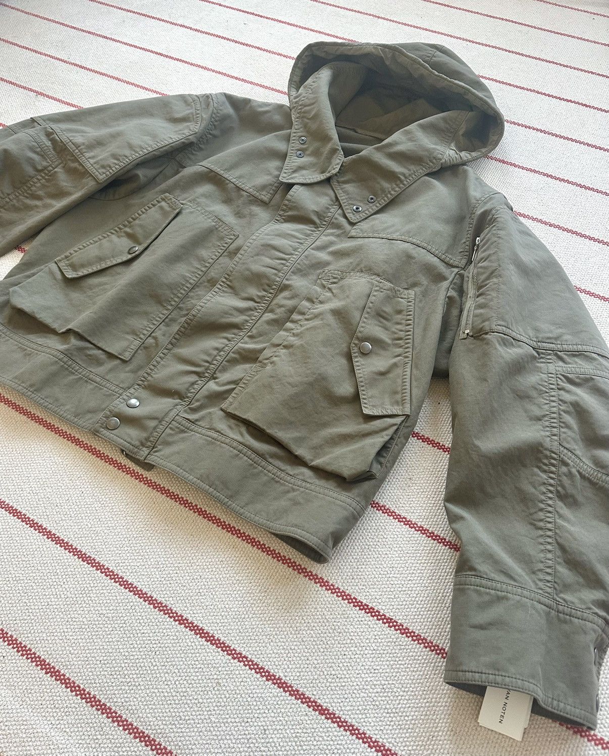 Dries Van Noten NWT SS25 Varsen Jacket in Dust size XL Size US XL / EU 56 / 4 - 4 Thumbnail