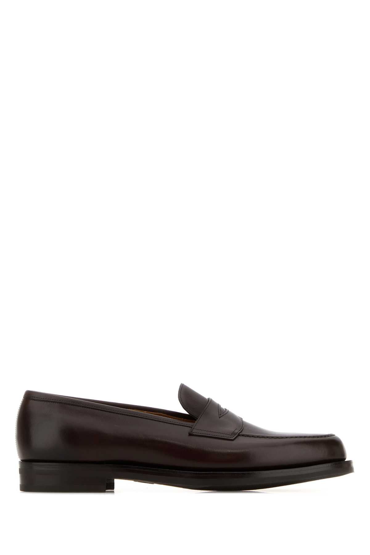 Edward Green Chocolate Leather Pimlico Loafers Size US 8 / EU 41 - 1 Thumbnail