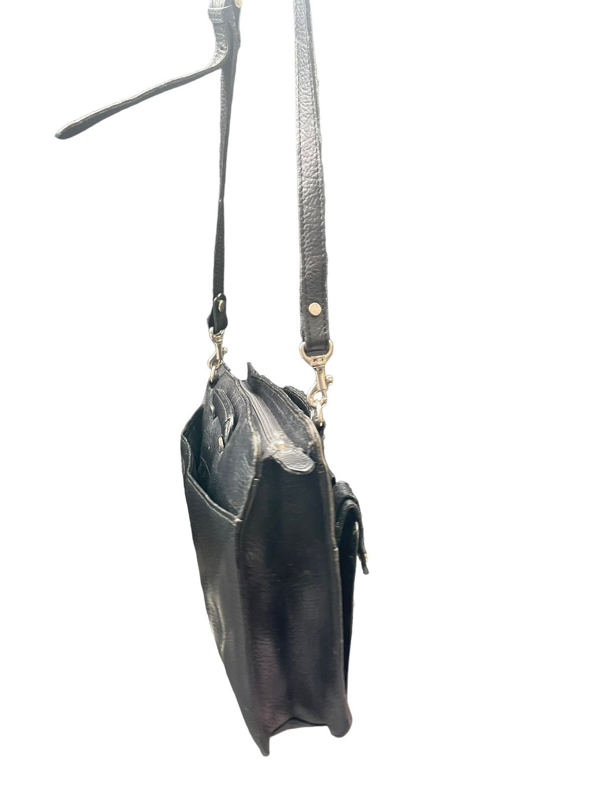 Leather Vintage Ronson Leather 2 Way Bag Size ONE SIZE - 8 Thumbnail