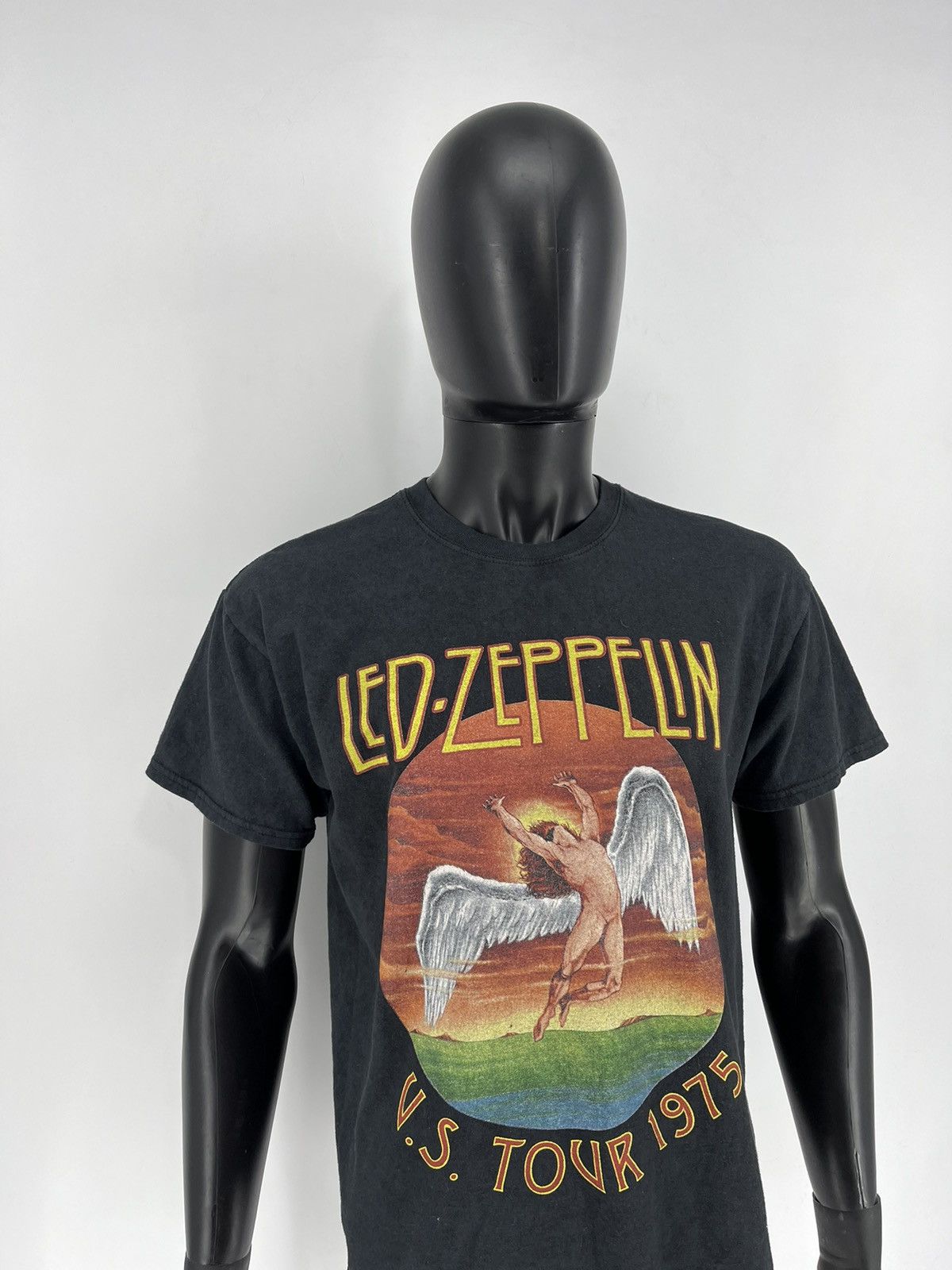 Band Tees Vintage Y2K 00s Led Zeppelin U.S. Tour 1975 Band T-Shirt Size US M / EU 48-50 / 2 - 3 Thumbnail