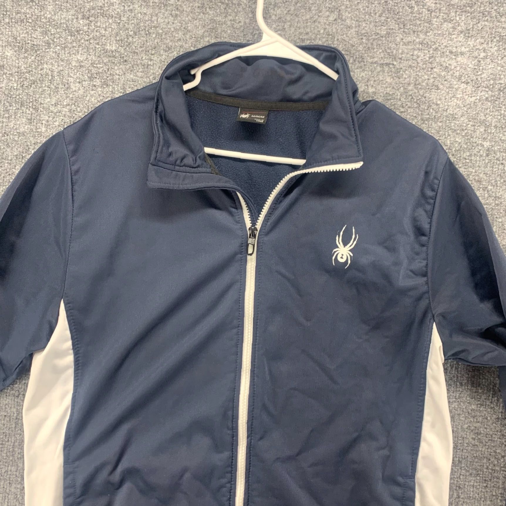 Spyder Spyder Jacket Mens Medium Blue Full Zip Track Active Polyester Pocket Athletic Size US M / EU 48-50 / 2 - 3 Thumbnail