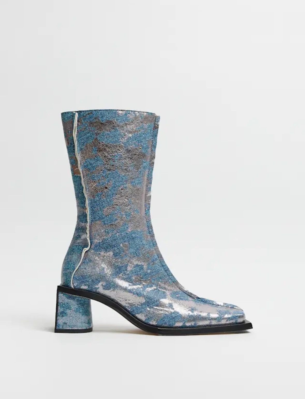 Miista Miista Reiko Denim Boots Size US 9 / IT 39 - 7 Thumbnail