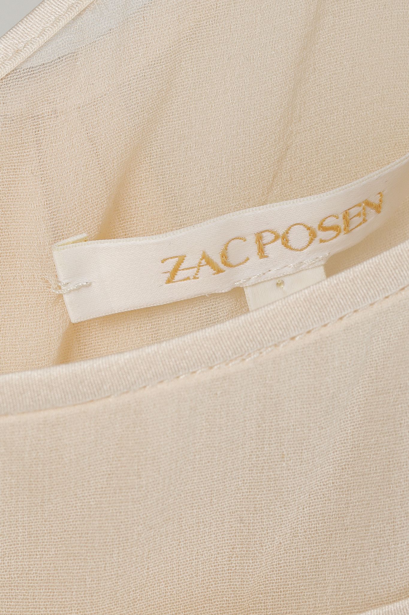Zac Posen Zac Posen Layered Blush Silk Sleeveless Blouse Size M / US 6-8 / IT 42-44 - 4 Thumbnail