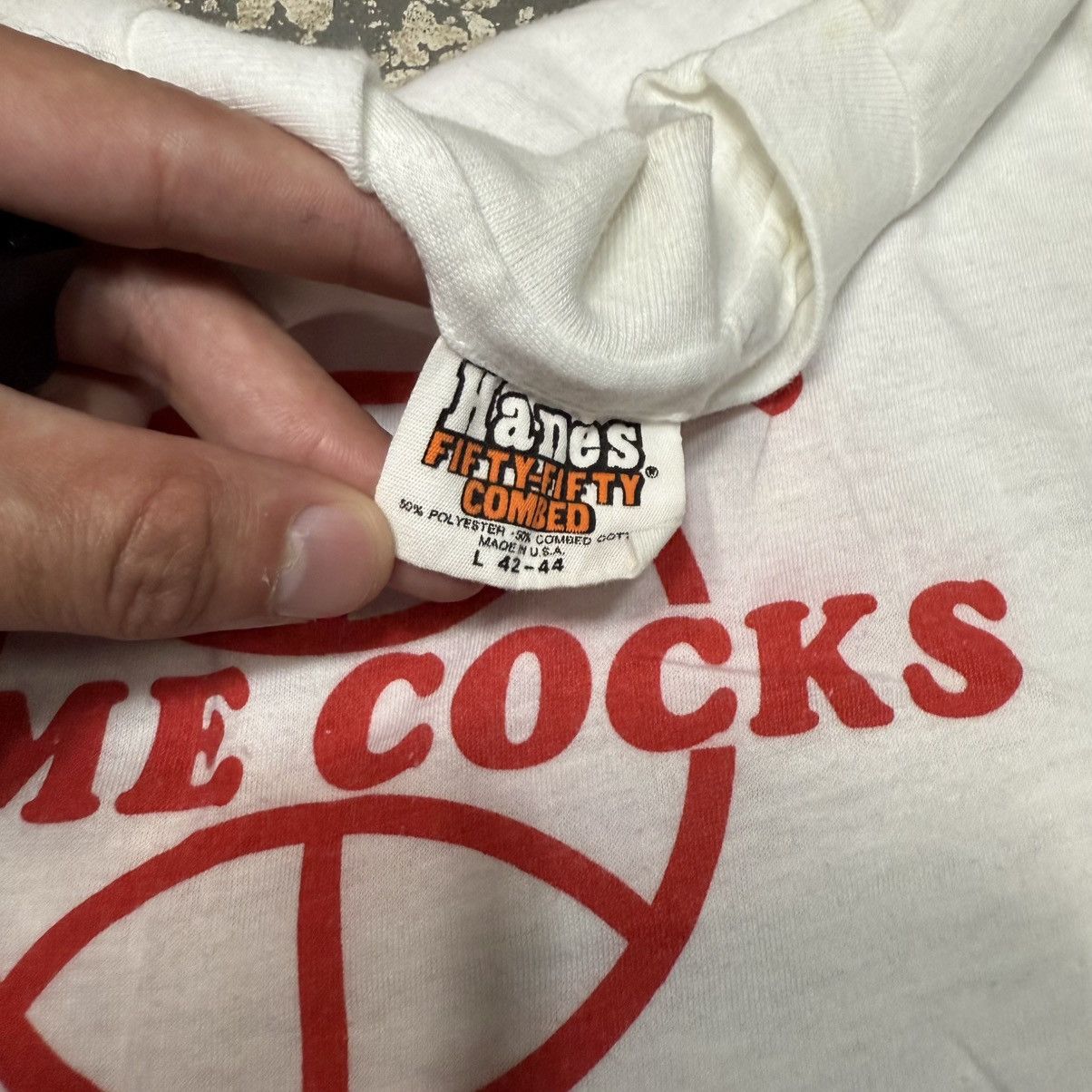 Nike True Vintage USC Game Cocks Basketball Nike Promo 70s Tshirt Size US L / EU 52-54 / 3 - 4 Thumbnail