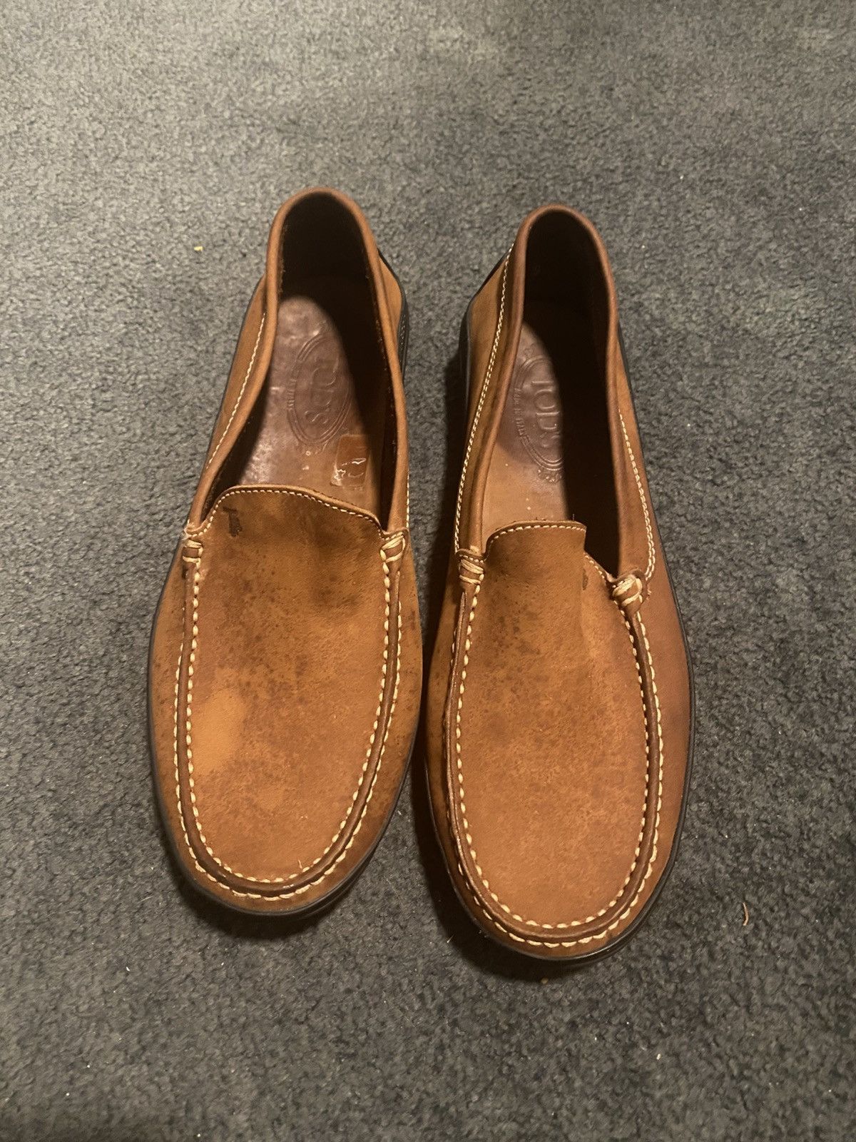 Designer × Tod's TOD’S MOCASSIN LOAFERS DRIVING SHOES Size US 9 / EU 42 - 1 Thumbnail