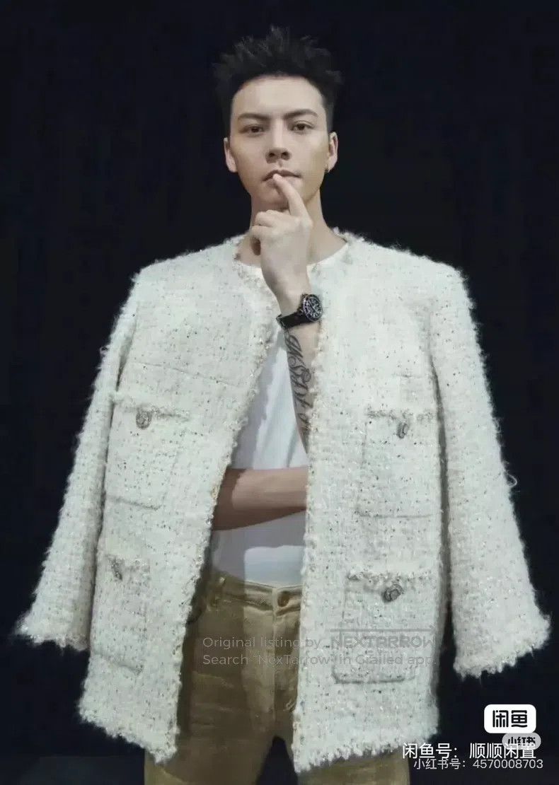 Chanel Chanel Egyptian platinum coat Size L / US 10 / IT 46 - 6 Thumbnail