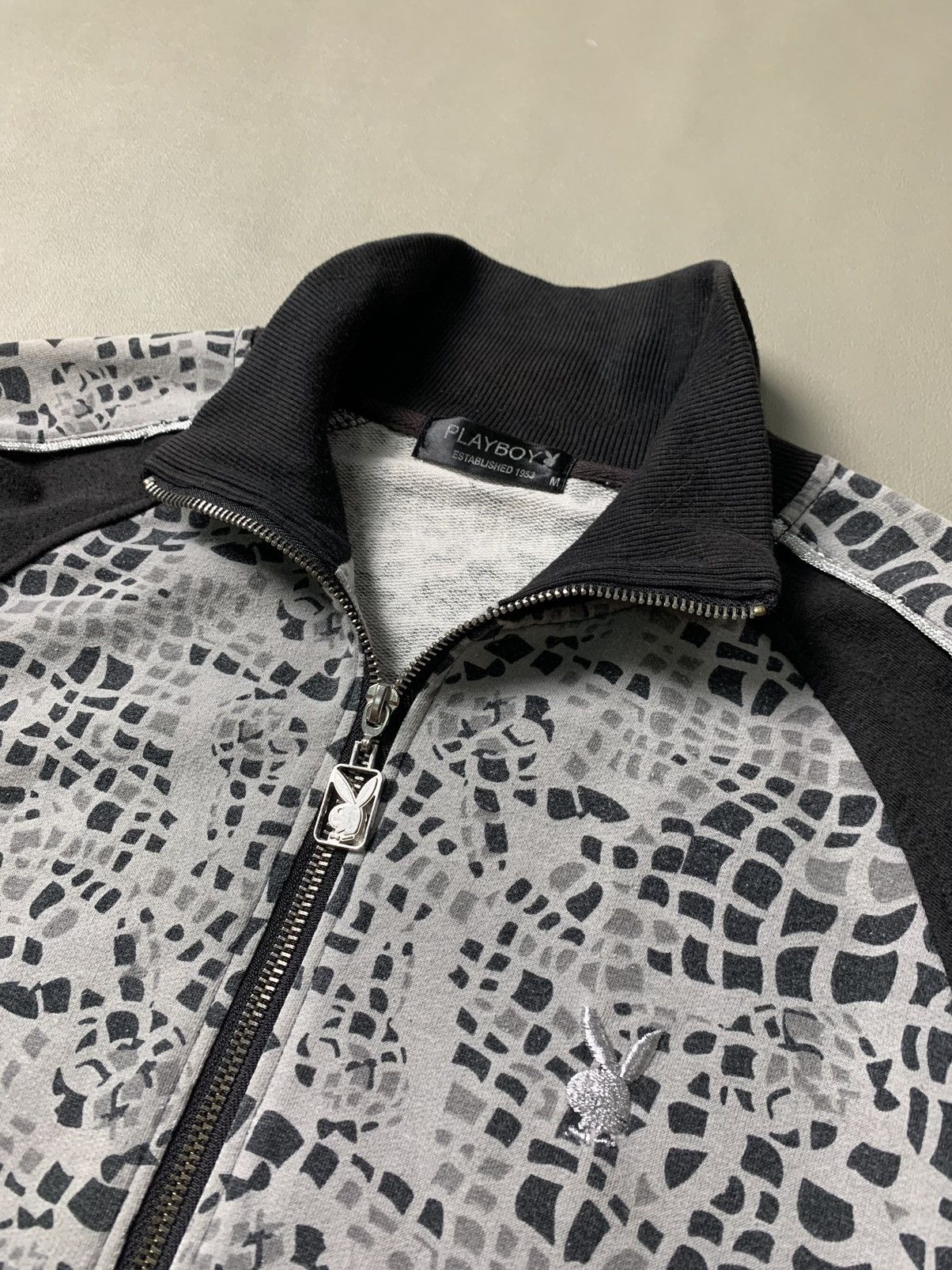 If Six Was Nine × Japanese Brand × Le Grande Bleu (L.G.B.) Playboy Snake Pattern Track Jacket Size US M / EU 48-50 / 2 - 5 Thumbnail