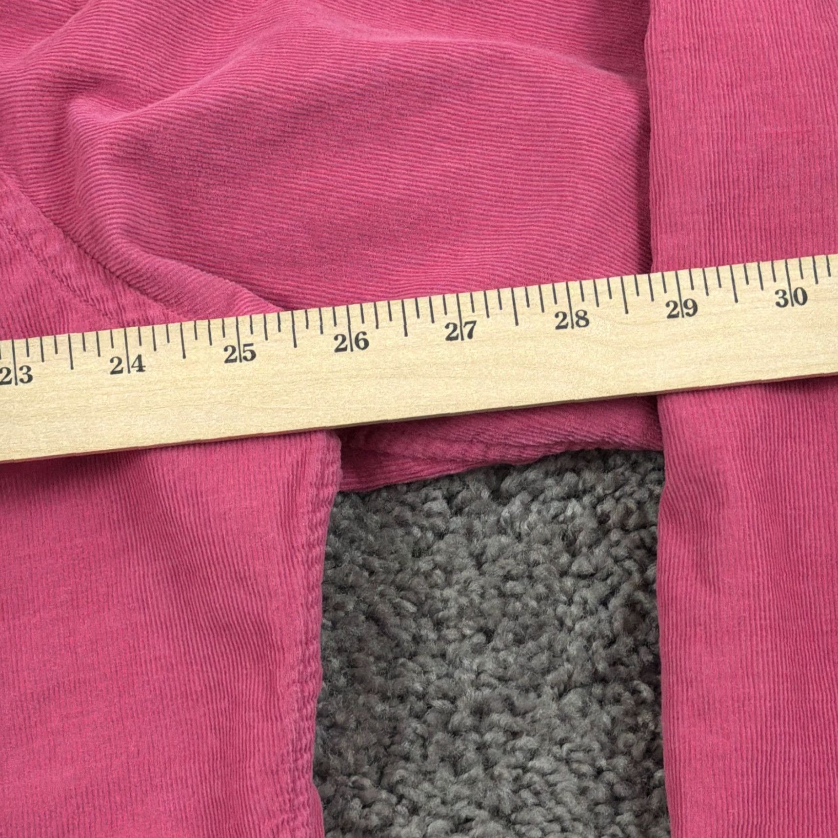 Sid Mashburn Sid Mashburn Shirt Mens XL Pink Corduroy Long Sleeve Button Up Pockets Cotton Size US XL / EU 56 / 4 - 6 Thumbnail