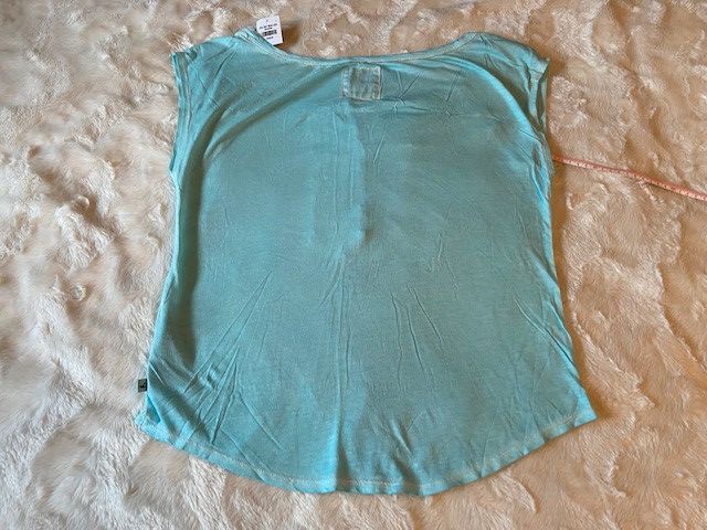 Hollister HOLLISTER Blue-Green Lace Trim Shirt NWT Size M / US 6-8 / IT 42-44 - 4 Thumbnail