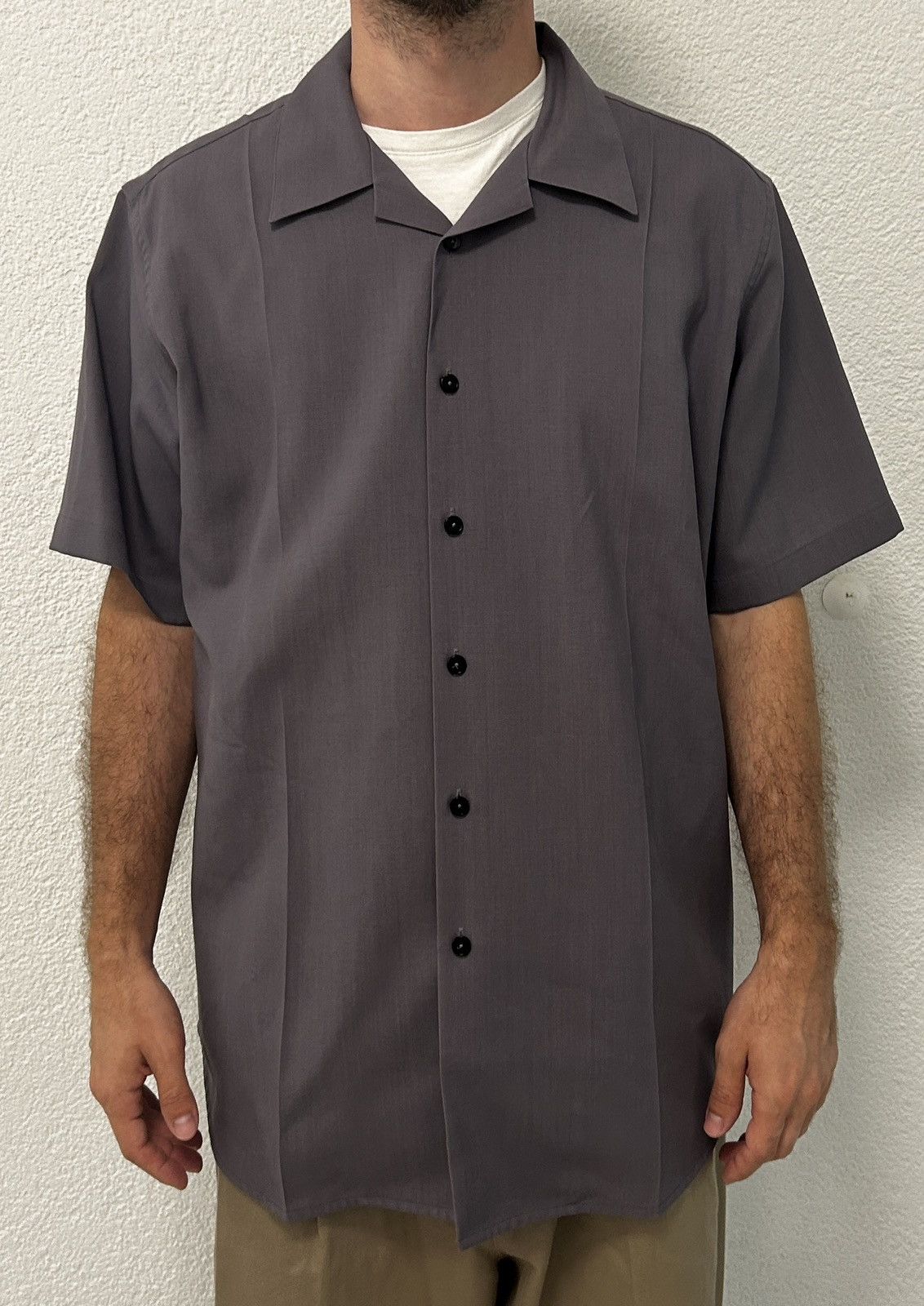 Jil Sander Jil Sander Short Sleeve Shirt Lilac Size US S / EU 44-46 / 1 - 1 Thumbnail