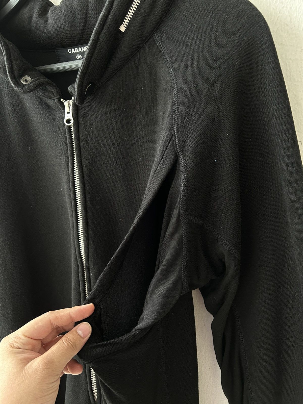 CABANE de ZUCCa Issey Miyake Zucca Zipper Hoodie Size US M / EU 48-50 / 2 - 7 Thumbnail