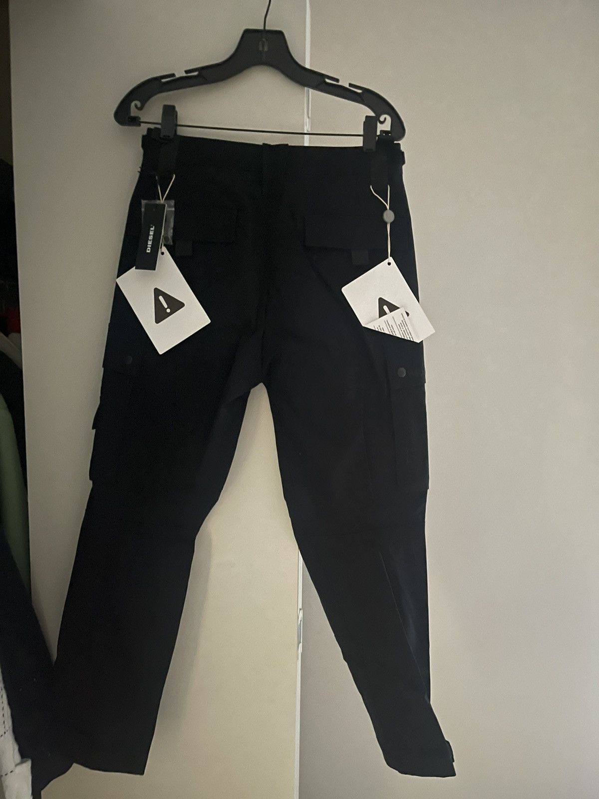 Diesel Diesel Black P-Freddy Cargo Pants Size US 30 / EU 46 - 2 Thumbnail
