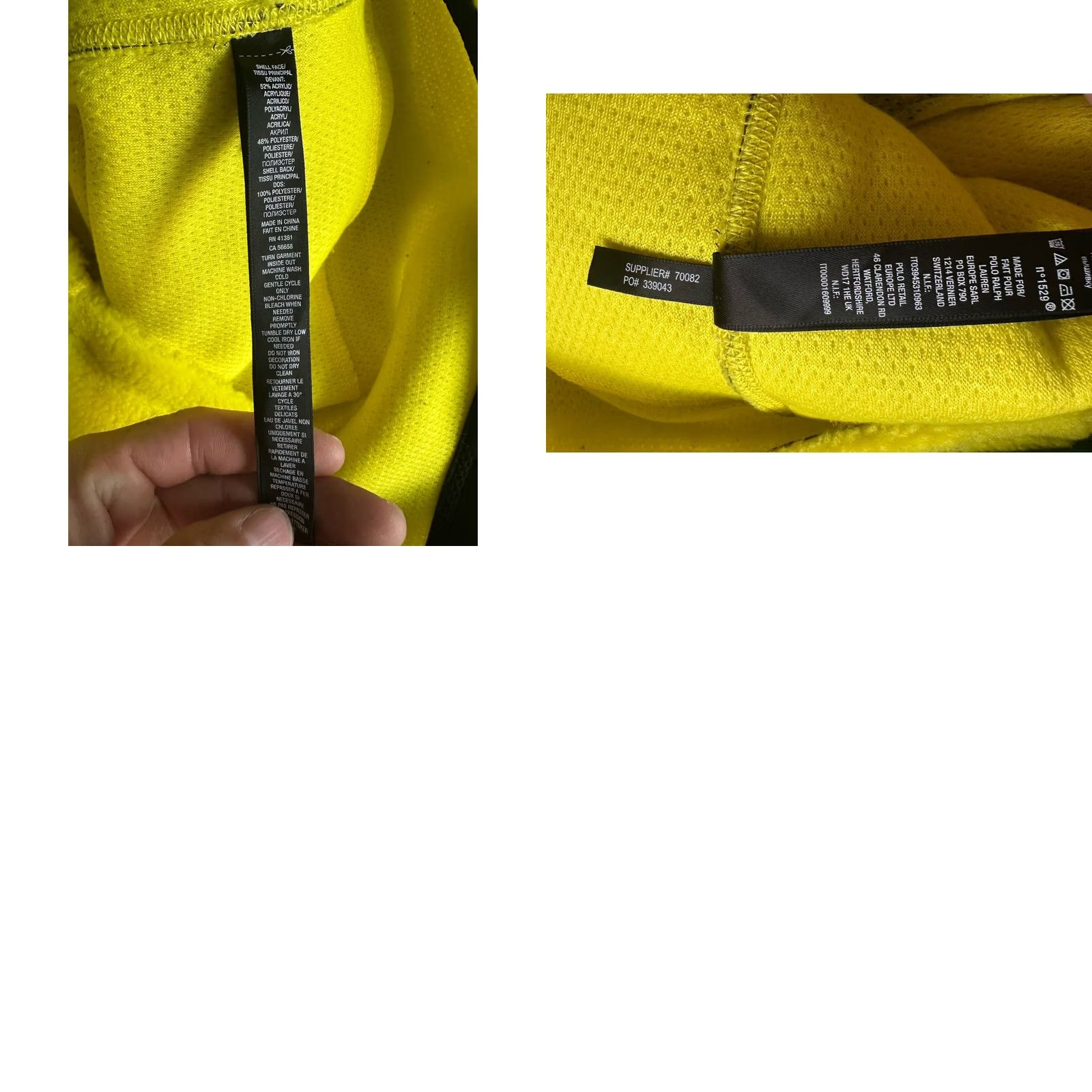 RLX Ralph Lauren VINTAGE RLX Ralph Lauren Vest Mens XXL Yellow Full Zip Fleece Vest RLX Performance Hiking 25.5” Chest 29.5” Length Size US XXL / EU 58 / 5 - 8 Thumbnail