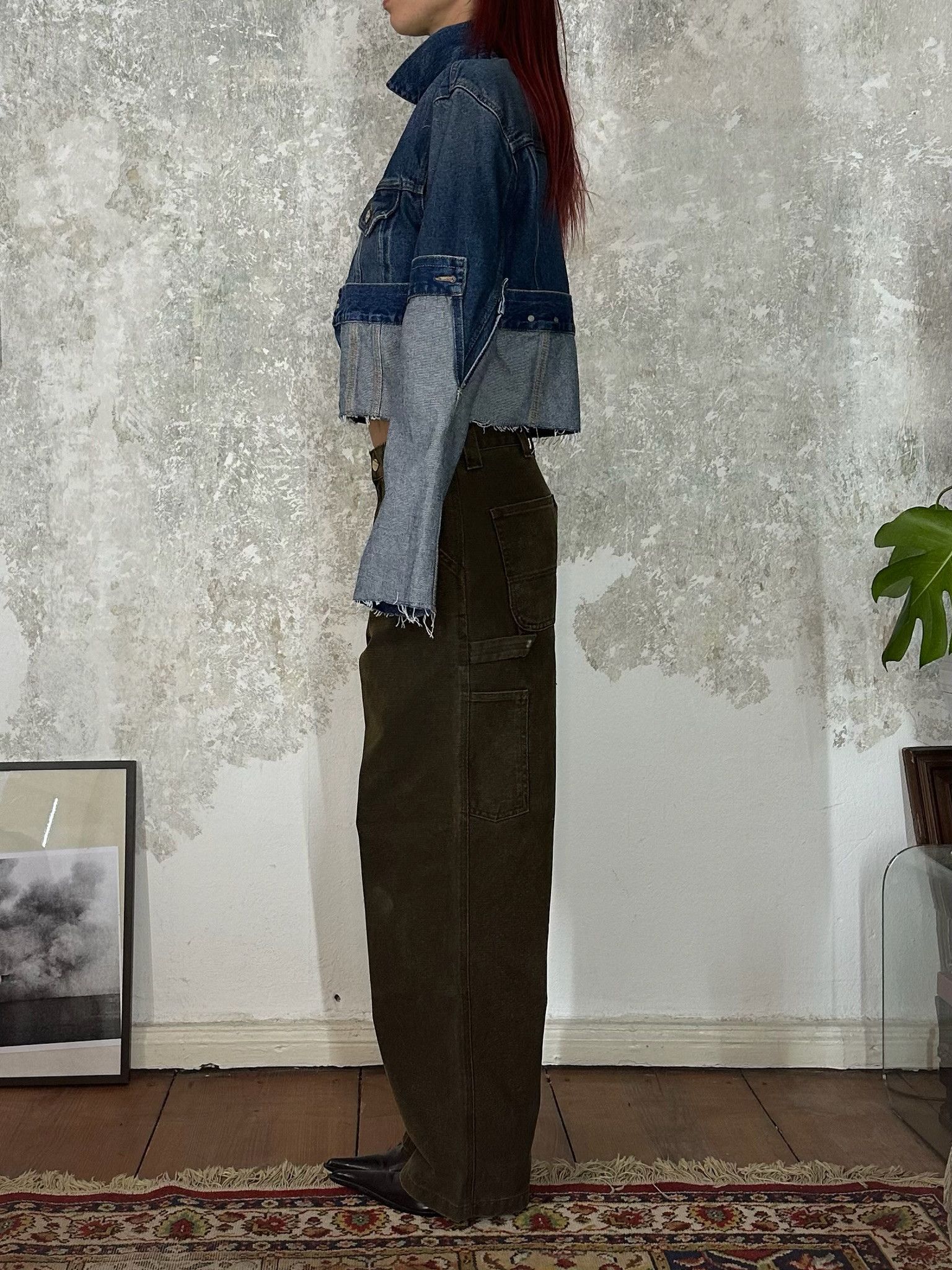 Maison Margiela MM6 Maison Margiela Cropped Denim Jacket Size M / US 6-8 / IT 42-44 - 2 Thumbnail