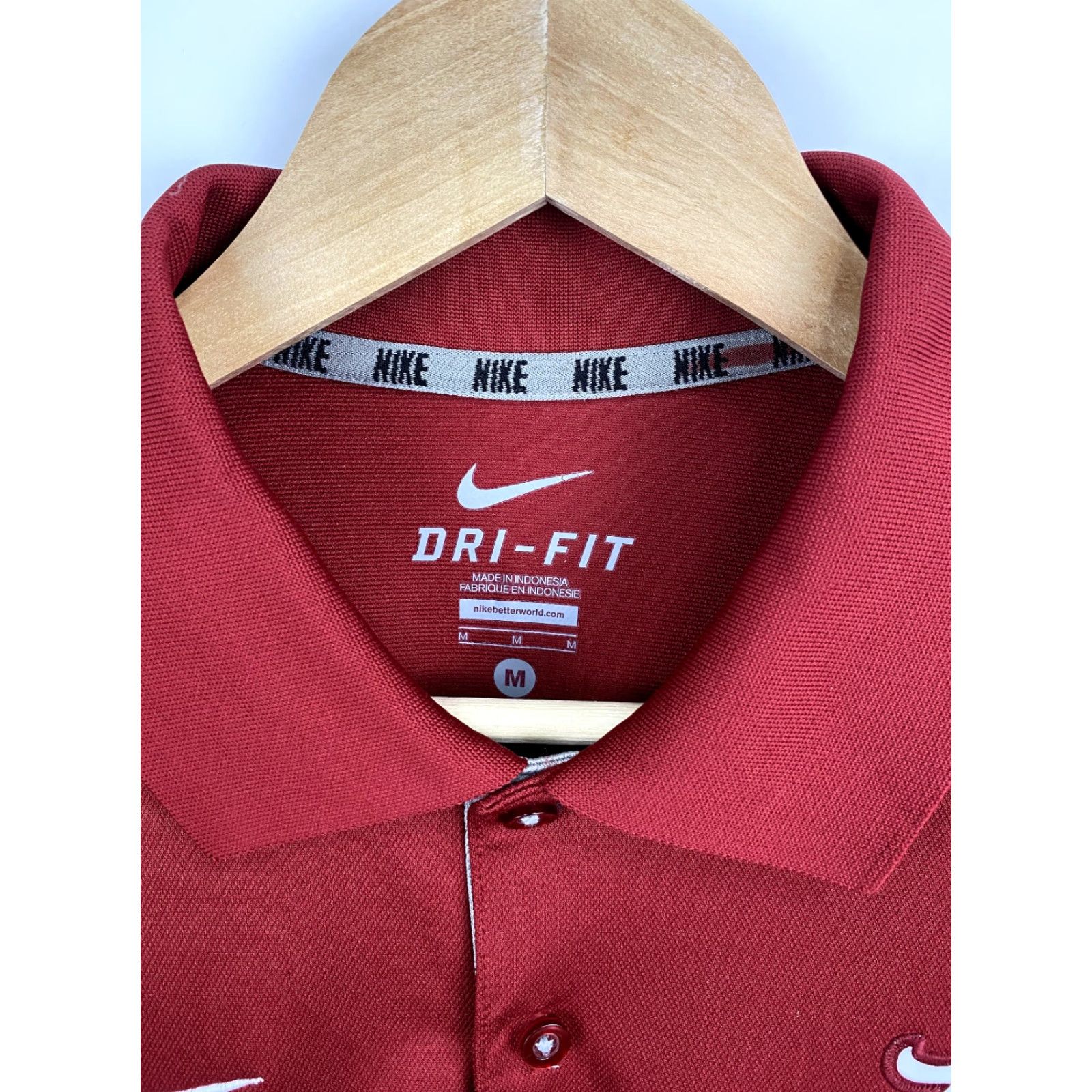 Nike Nike Alabama Crimson Baseball Polo T-shirt Nike Alabama Crimson Baseball Polo Shirt M Red 90s Vintage Mens Size US M / EU 48-50 / 2 - 4 Thumbnail