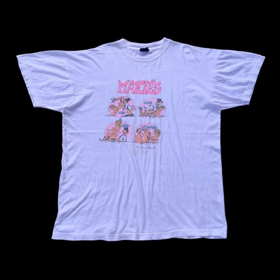 Vintage Vintage 90s Adult Humor Cartoon Graphic Porn Tee Size US XL / EU 56 / 4 - 3 Thumbnail