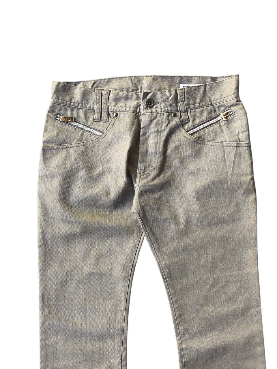 Japanese Brand Semantic Design Multizipper Pocket Flared Pants Size US 30 / EU 46 - 3 Thumbnail