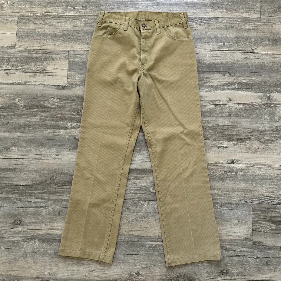 Levi's Vintage 60s Levi's Black Tab Big E Sta-Prest Chino Pants Size US 30 / EU 46 - 4 Thumbnail