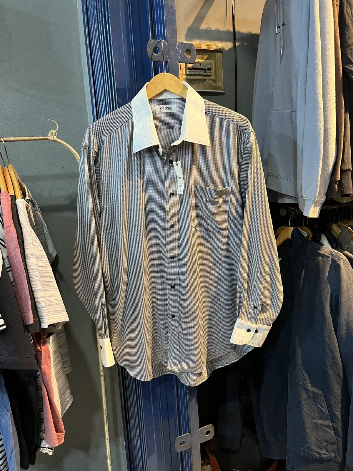 Kansai Yamamoto Kansai yamamoto homme striped shirt Size US L / EU 52-54 / 3 - 2 Thumbnail