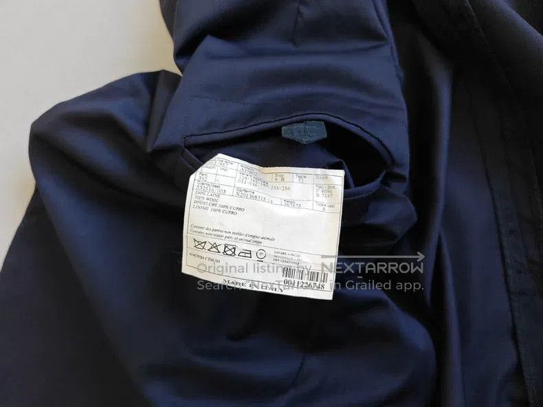 Hermes Hermes Wool suit jacket, dark blue Size 52R - 5 Thumbnail