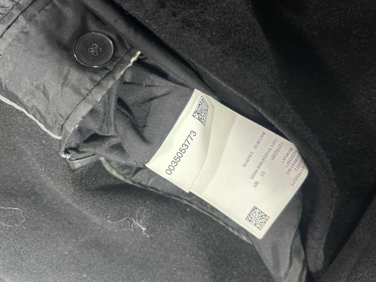 Hugo Boss Hugo Boss mens small / 46 black wool blend overcoat Size US S / EU 44-46 / 1 - 5 Thumbnail