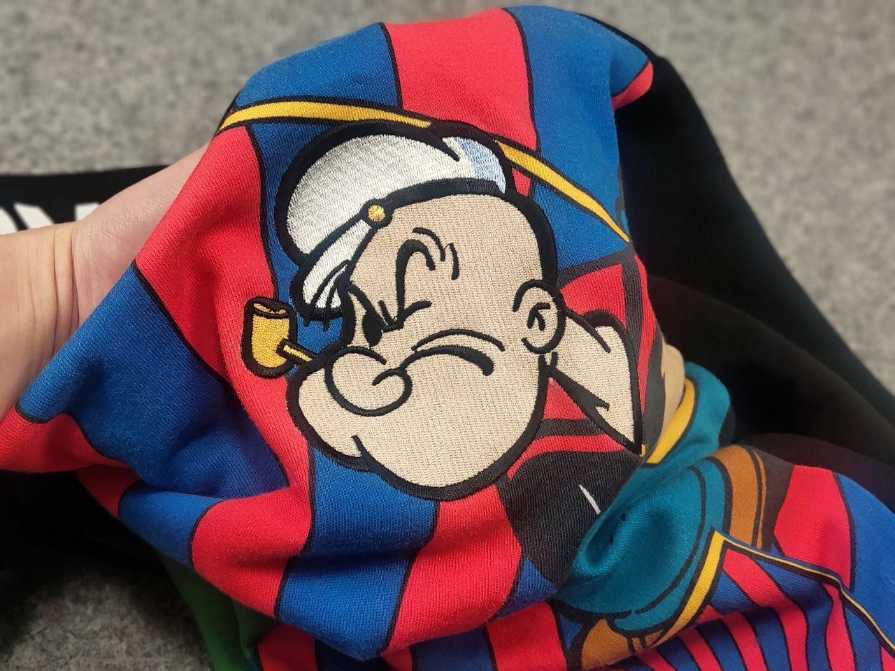 Iceberg Iceberg Popeye Stripe Art Sweatshirt Pullover Vintage Style Size US XL / EU 56 / 4 - 15 Thumbnail