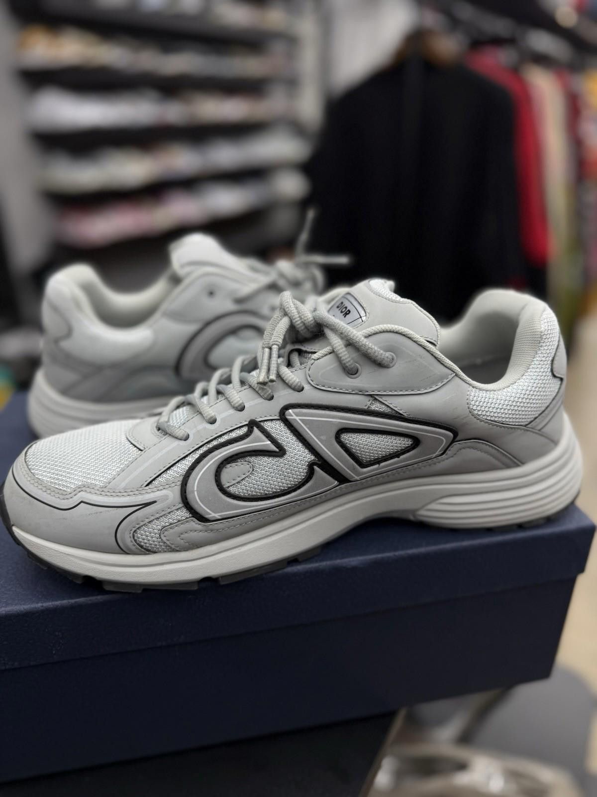 Dior Size 46EU / 13US - Dior B30 Grey Sneakers Retail $1200 Size US 13 / EU 46 - 8 Thumbnail