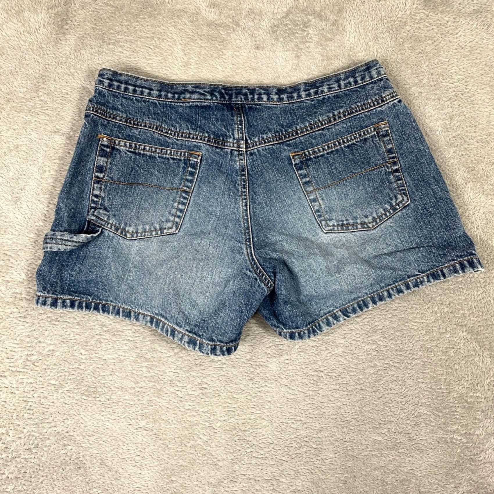 Vintage VINTAGE Canyon River Blues Shorts Womens 9 Blue Denim Carpenter Utility Y2K Size 30" / US 8 / IT 44 - 2 Thumbnail