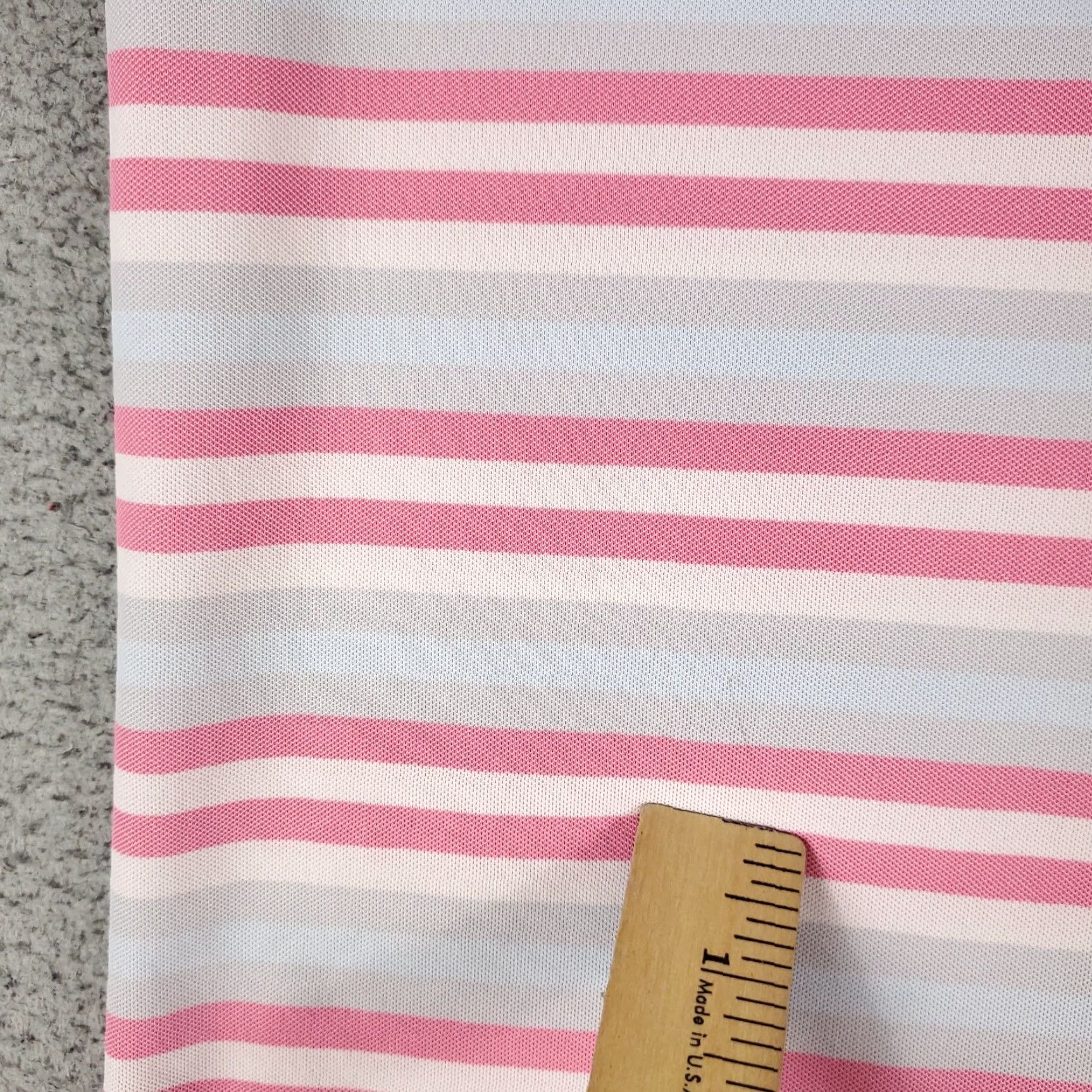 johnnie-O johnnie-O Polo Shirt Mens Size Medium Pink Striped Golf Short Sleeve Size US M / EU 48-50 / 2 - 4 Thumbnail
