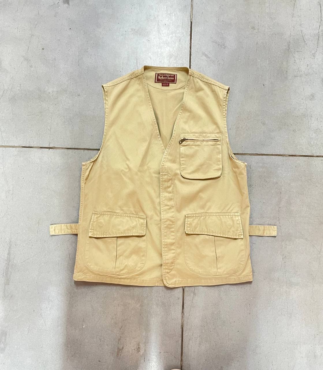 Marlboro Vintage Marlboro Cargo Vest Size US M / EU 48-50 / 2 - 2 Thumbnail