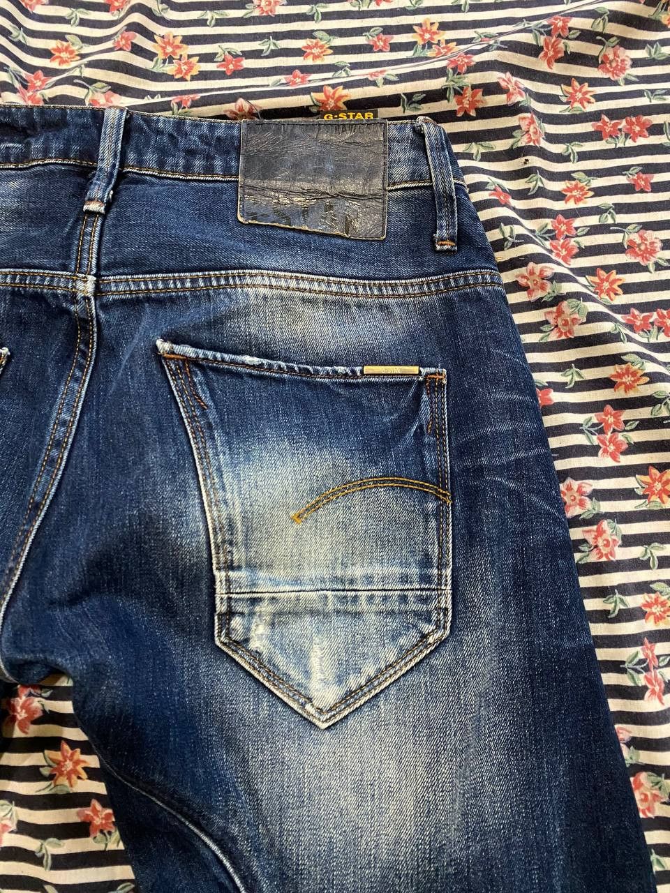 G-Star G-star Washed Deinm Jeans Casual Size US 31 - 16 Thumbnail