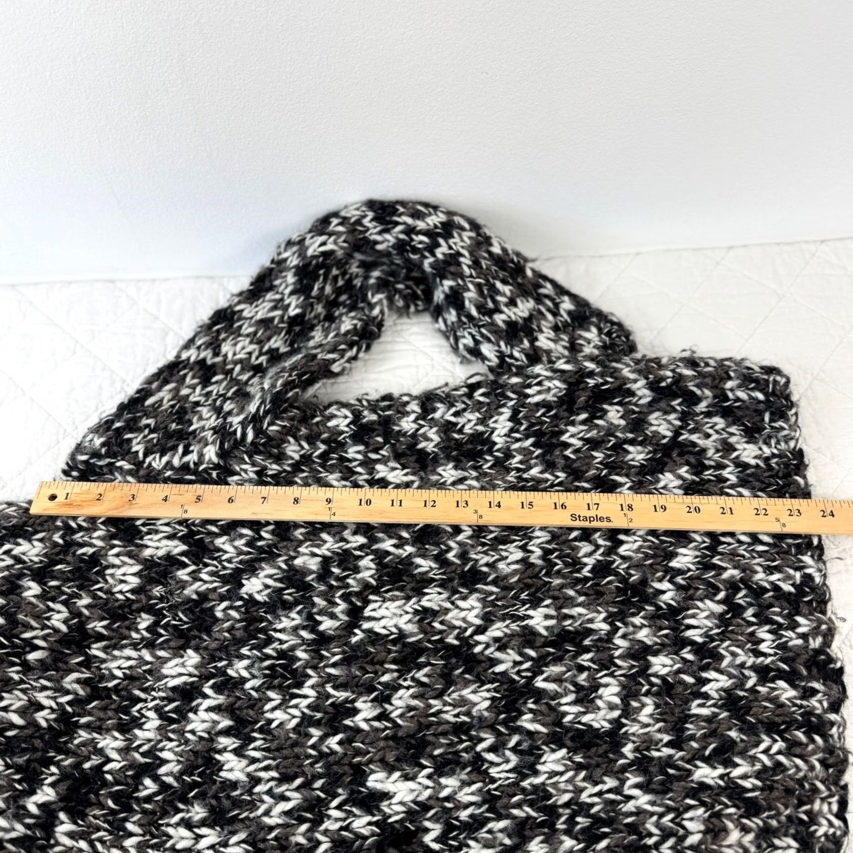 MZ Wallace VINTAGE Wallace Chunky Knit Wool Mohair Blend Mock Neck Sweater M Size M / US 6-8 / IT 42-44 - 6 Thumbnail