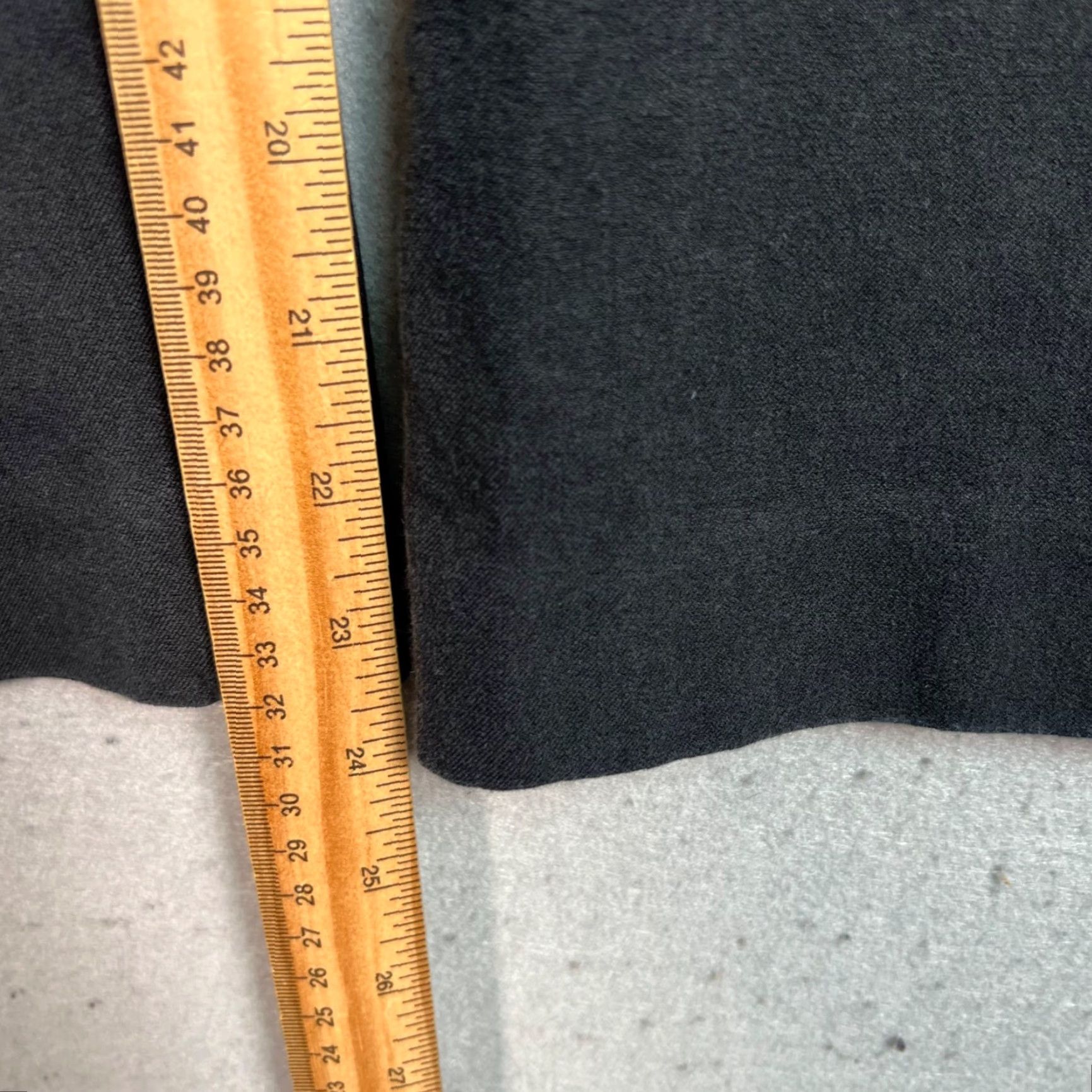 Vintage Sézane Black High-Waisted Dress Pants Womens Size 36 Organic Cotton Blend Size 25" / US 0 / IT 36 - 7 Thumbnail
