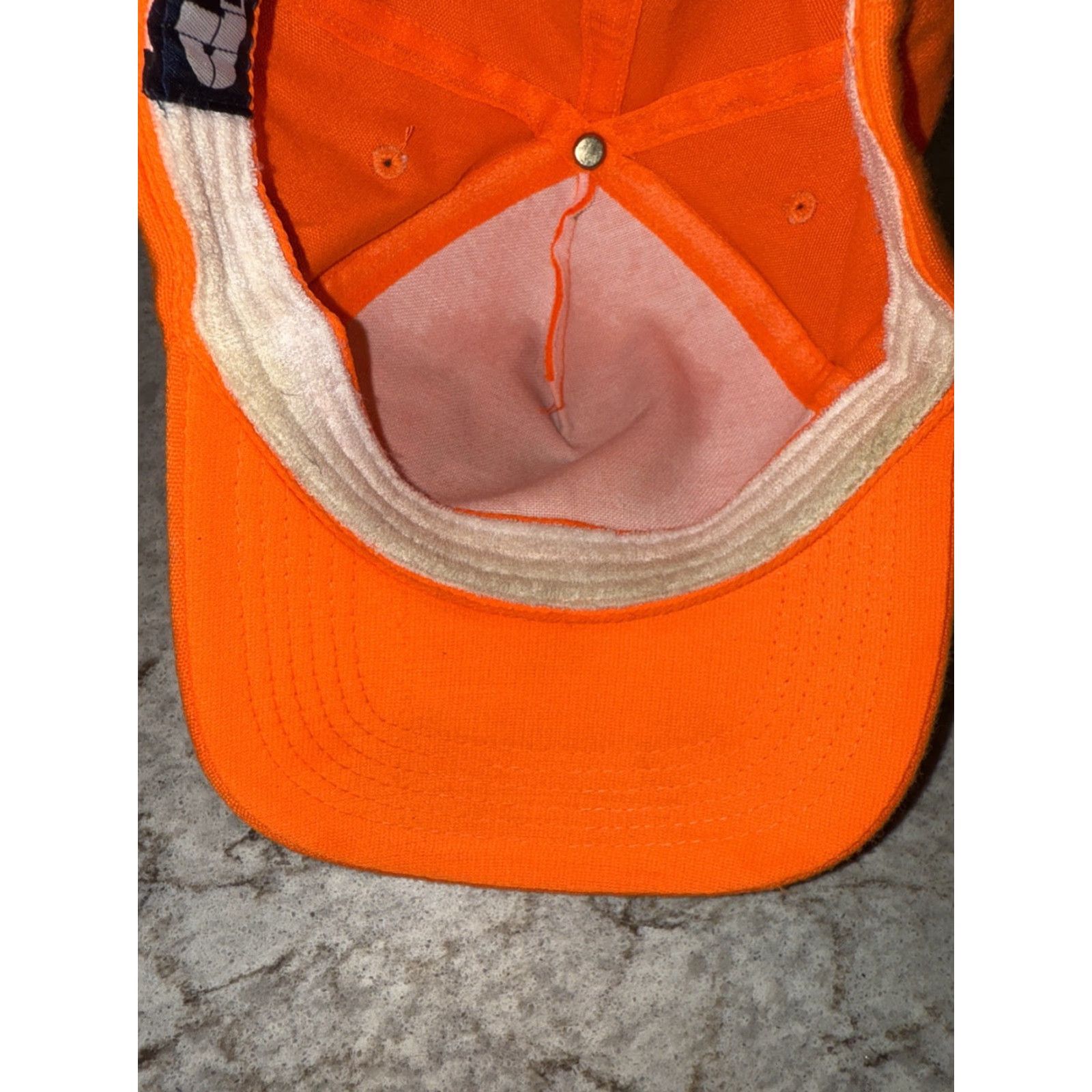 Equipment VINTAGE Daystone Orange Strap Back Cap Hat Men Adjustable Baseball Cap Outdoor 80s 90s Parrish Equipment Da Queen Arkansas Mens Size ONE SIZE - 7 Thumbnail