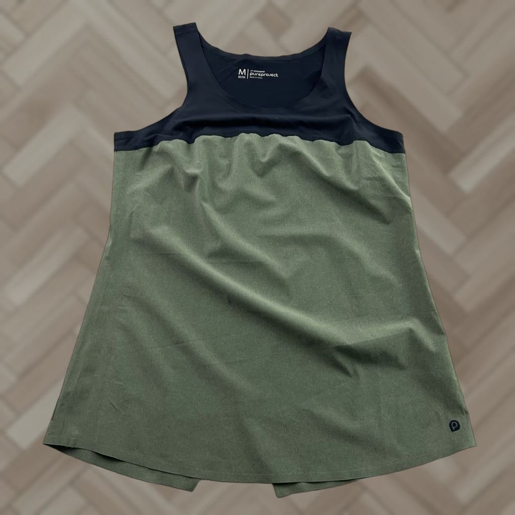 Brooks Brooks Pure Project Sleeveless Running Tank Shirt Women's Medium Blue Gray Shirt Tank Brooks Running & Jogging Activewear Summer 2024 Womens Size M / US 6-8 / IT 42-44 - 1 Thumbnail