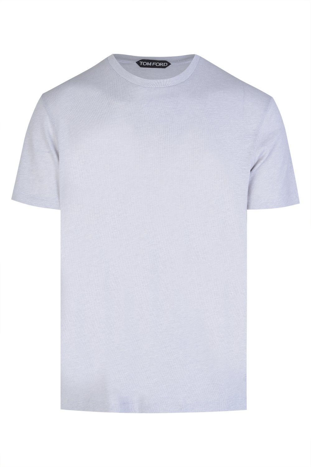 Tom Ford o1w1db10125 JCS001 Crewneck T-Shirt in Light Blue Size US M / EU 48-50 / 2 - 1 Thumbnail