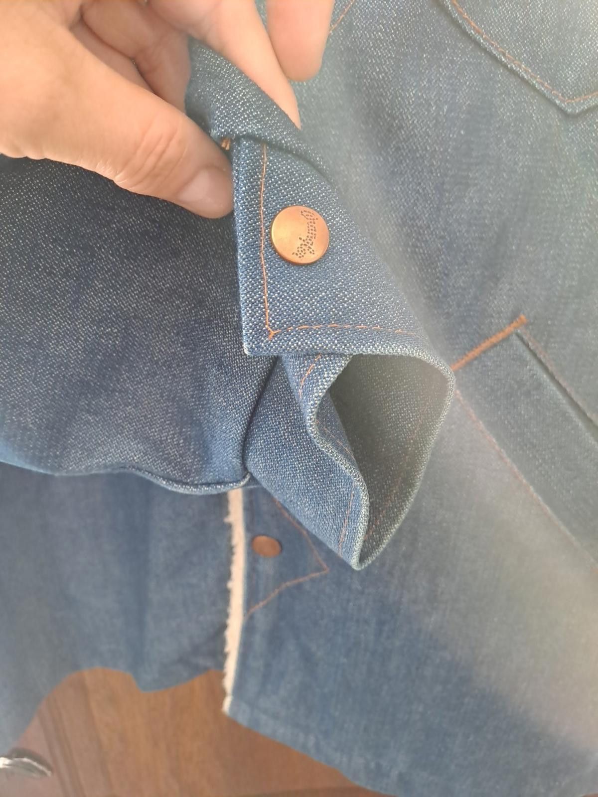 Wrangler Vintage 70s 80s Wrangler Wrange Barn Coat XL Denim USA Size US XL / EU 56 / 4 - 8 Thumbnail