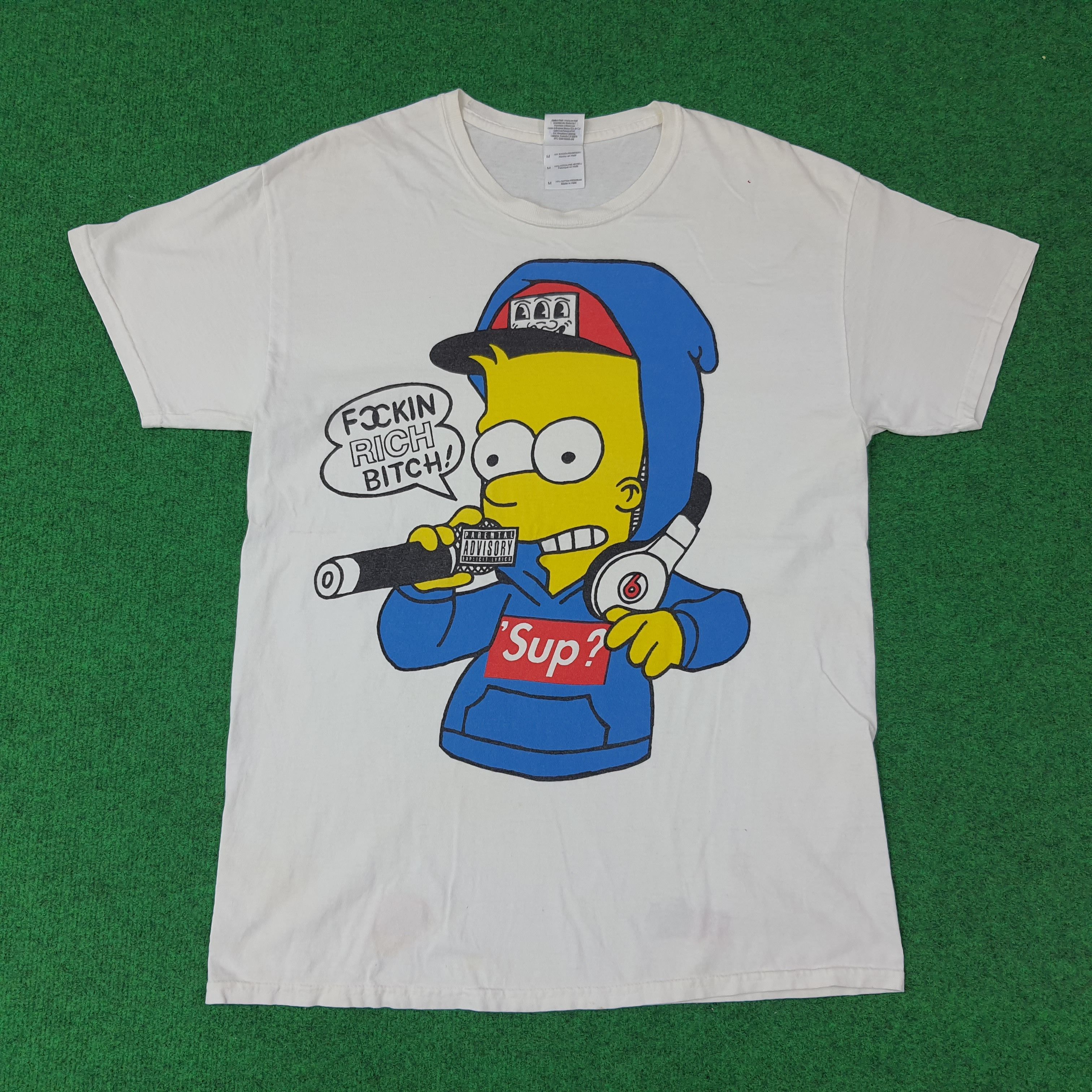 The Simpsons Vintage The Simpson HipHop Streetwear Tshirt C267N30 Size US M / EU 48-50 / 2 - 1 Thumbnail