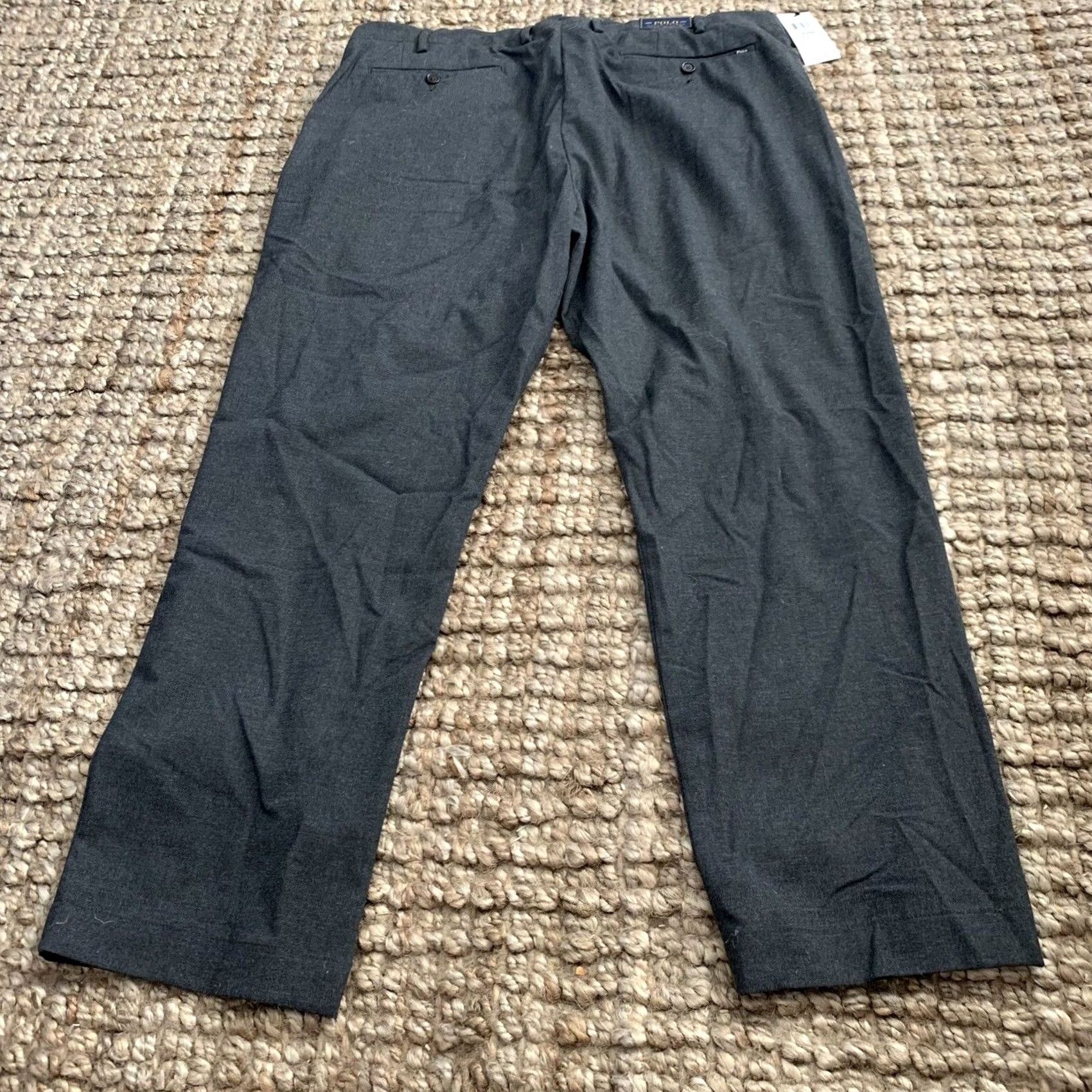 Polo Ralph Lauren Polo Ralph Lauren Dress Pants Mens 40x30 Gray Heather Stretch Straight Flat Front Zipper Button Pockets Classic USA Dress Pants Mens 40 Regular Gray Size US L / EU 52-54 / 3 - 3 Thumbnail