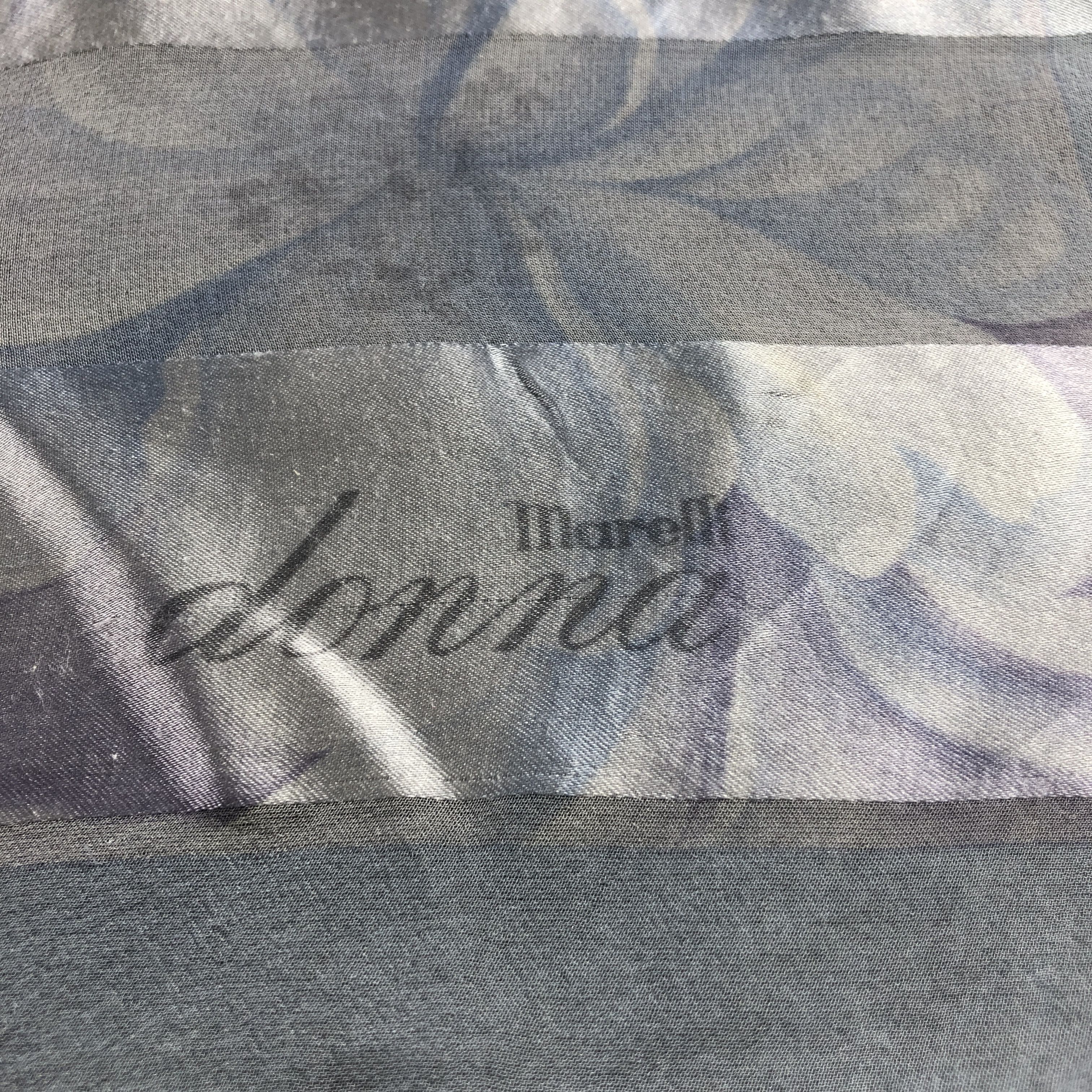 Vintage Marelli Luxury Hand Rolled Silk Scarf M1097 Size ONE SIZE - 4 Thumbnail