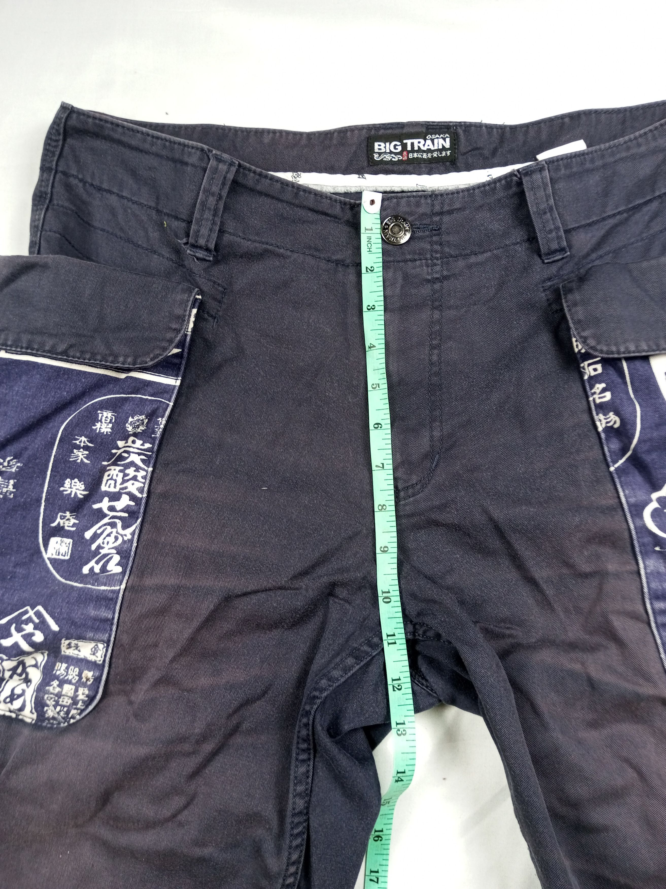 Japanese Brand Vintage 90s BIG TRAIN Faded Japanese Shorts Cargo Style Size US 38 / EU 54 - 12 Thumbnail