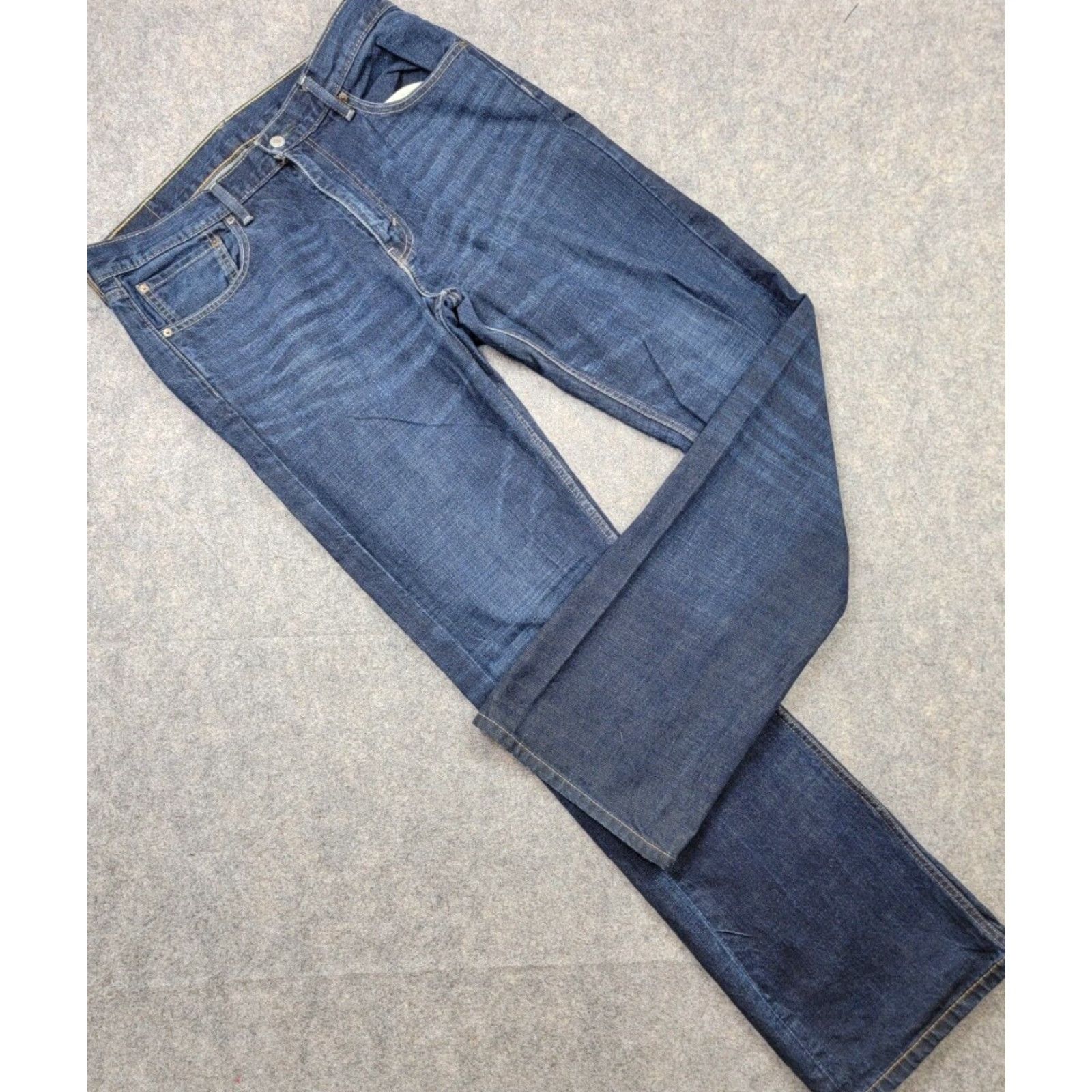 Levi's Levi's 527 Jeans Mens 36x34 Denim Dark Wash Slim Bootcut Pocket Pockets Jeans Fit Slim US Flag Theme Mens Size US 36 / EU 52 - 2 Thumbnail