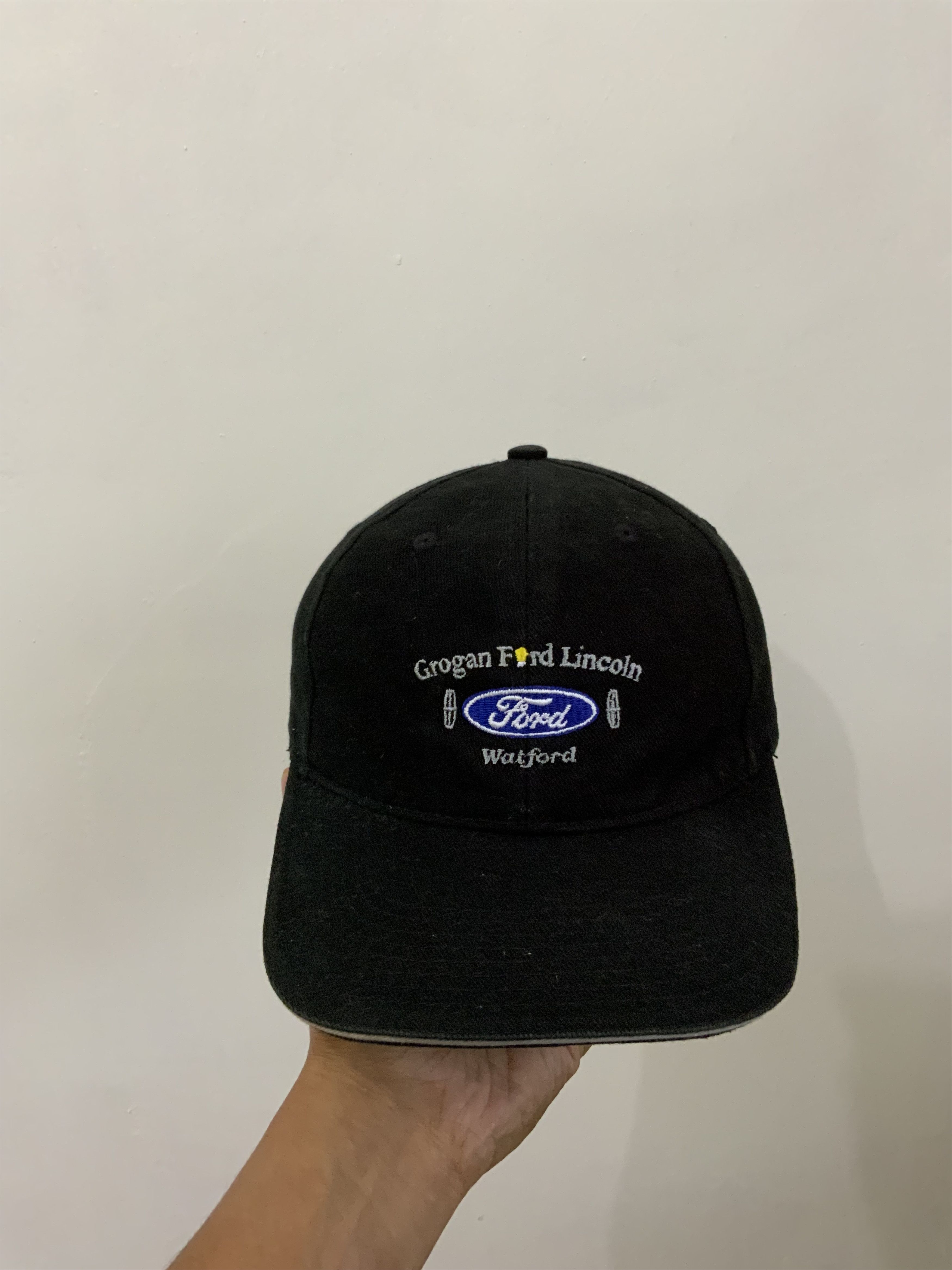 Vintage Grogan LINCOLN Ford Spellout Hat Size ONE SIZE - 1 Thumbnail