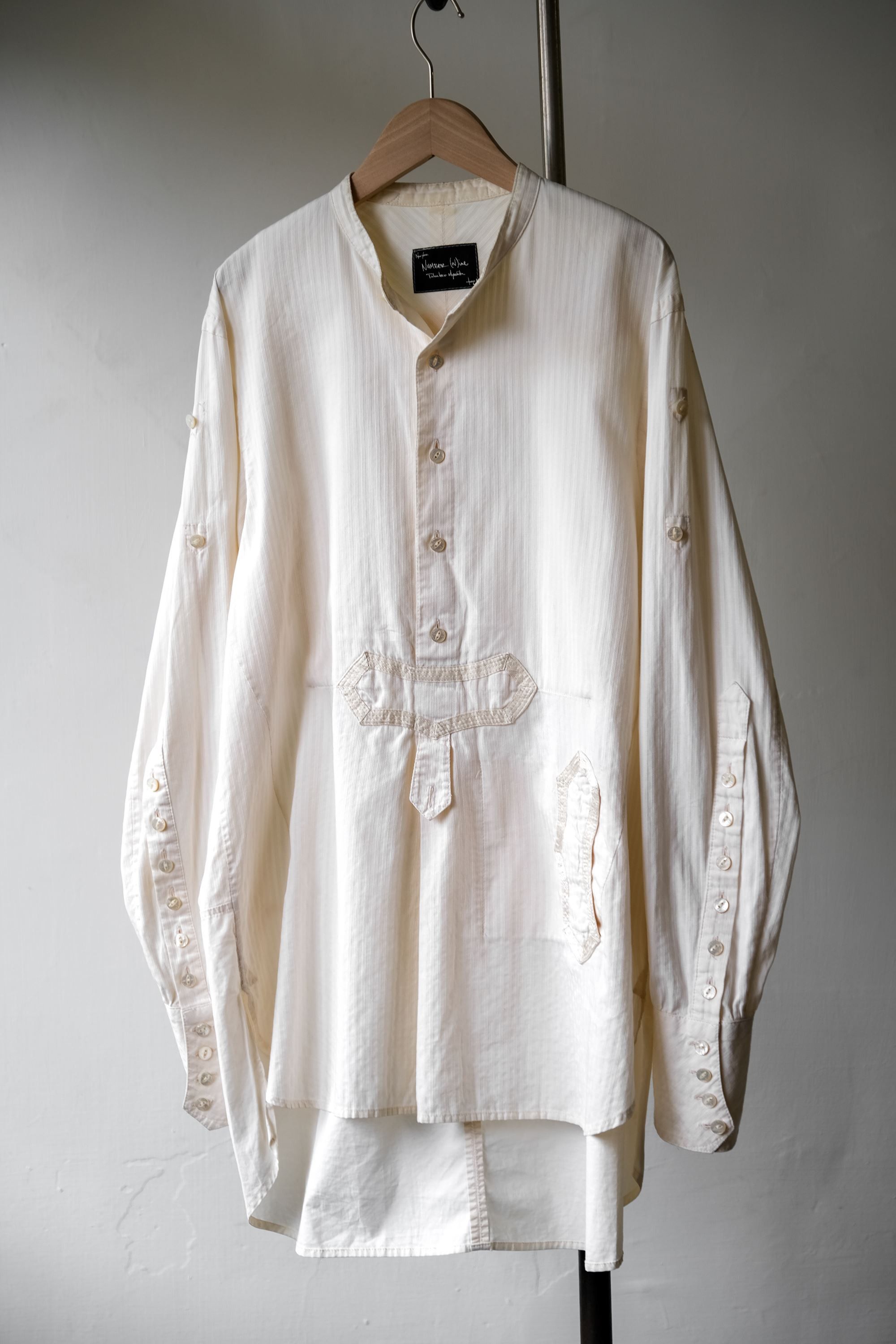 image of Archival Clothing x Number N Ine Number (N)Ine 09Ss Striped Pullover Shirt, Men's (Size Medium)