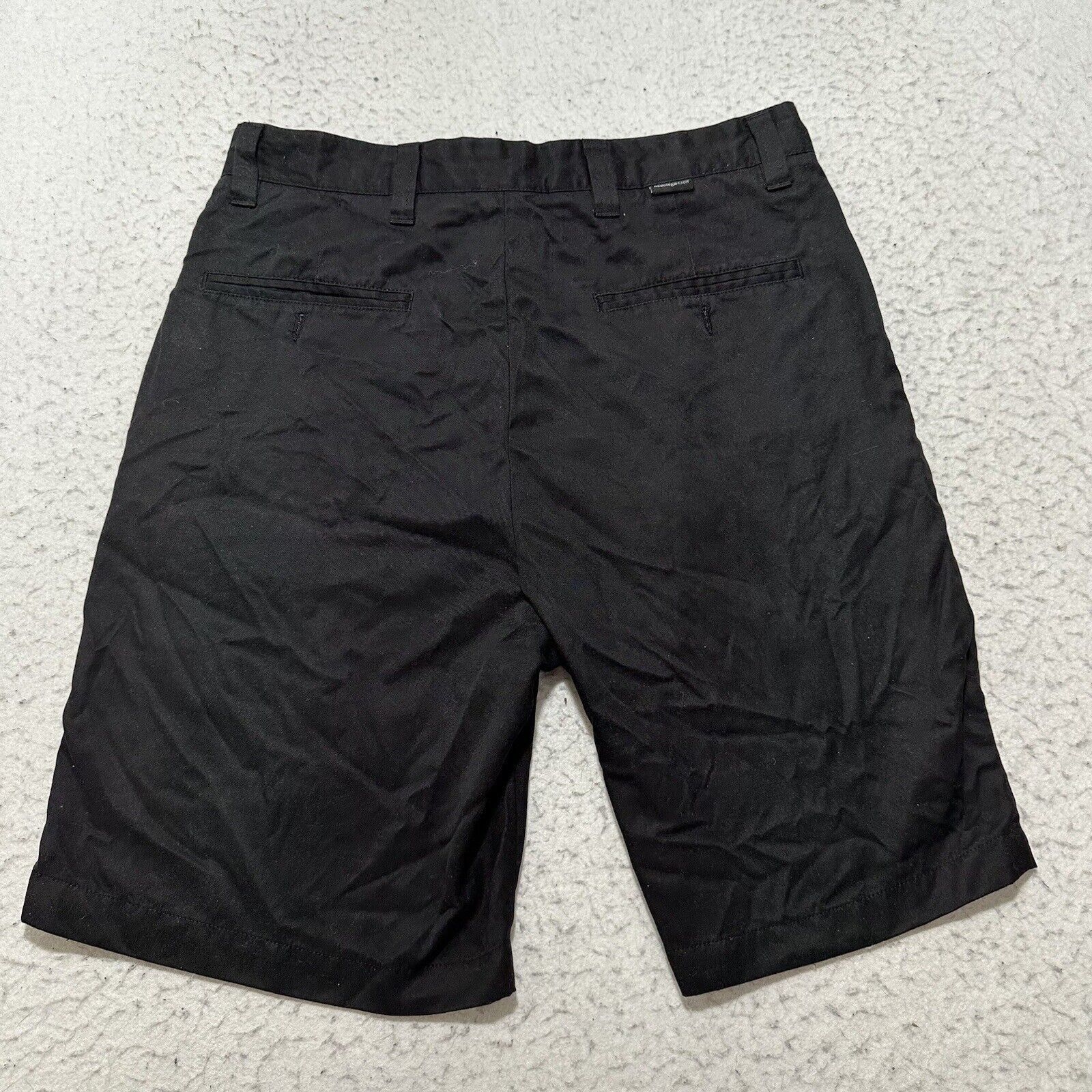 Other Montego 30 Chino Shorts Black 100% Polyester 9" Inseam Size US 30 / EU 46 - 6 Thumbnail