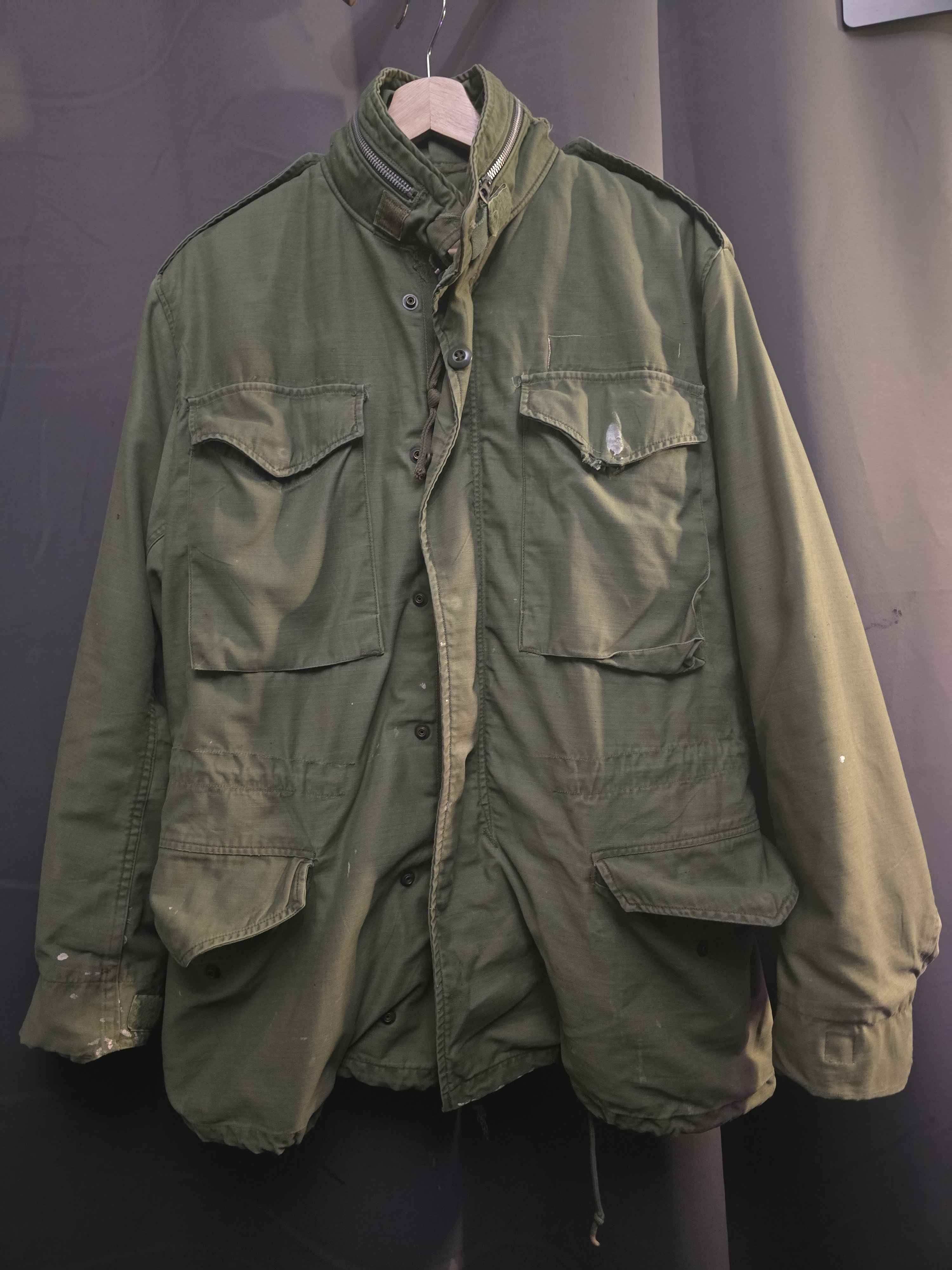 Vintage Vietnam M65 Jacket with liner, rare Size US S / EU 44-46 / 1 - 1 Thumbnail