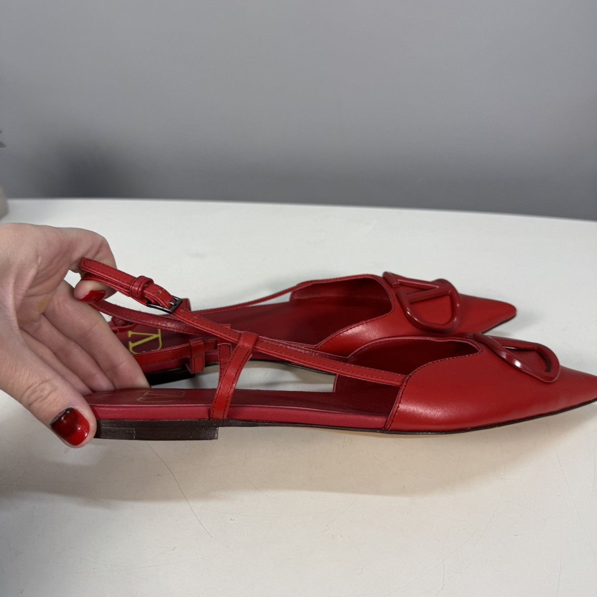 Valentino VALENTINO leather sandals red 40 Size US 10 / IT 40 - 6 Thumbnail