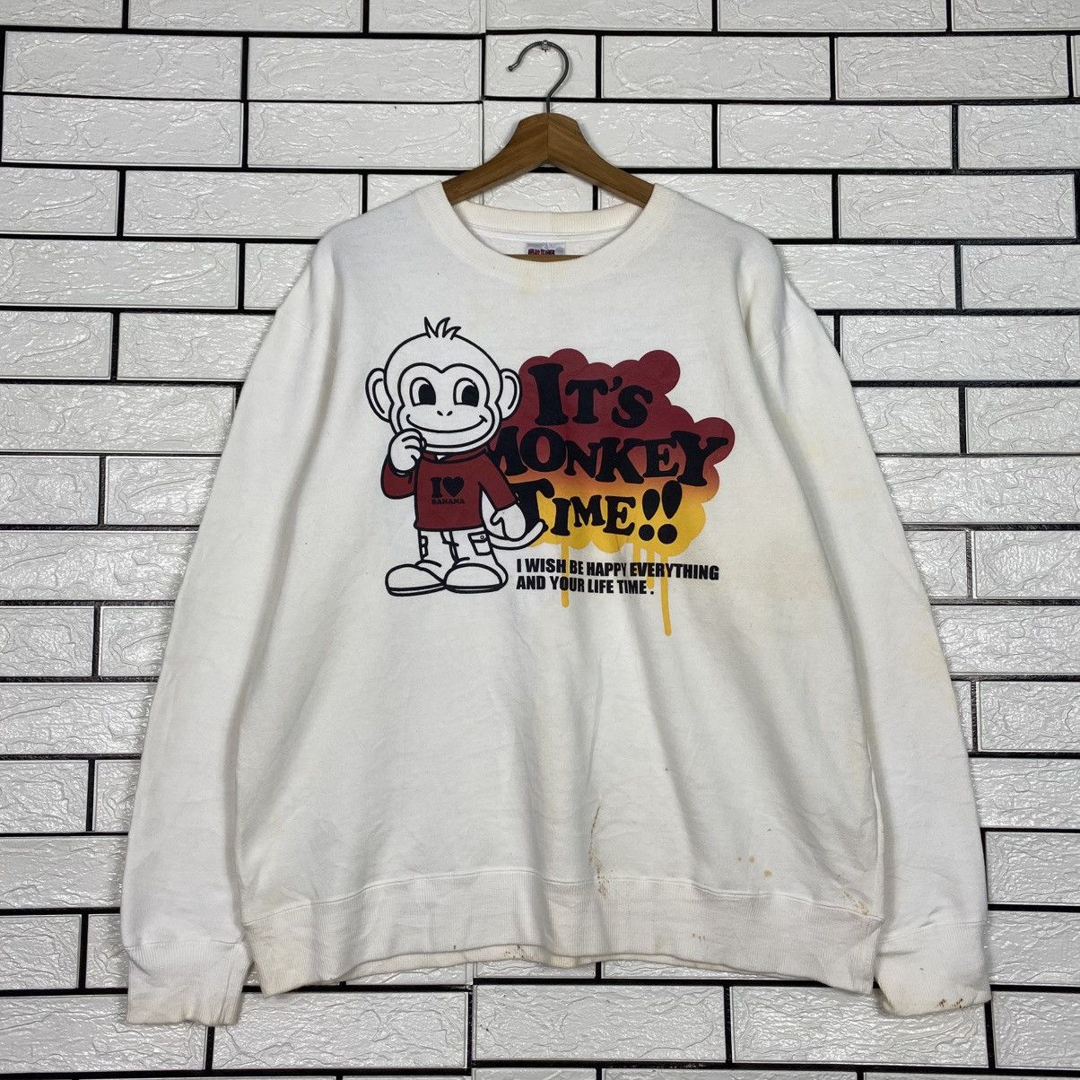 Japanese Brand Vintage Sweatshirt Grass Hither Sportswear Big Logo Size US L / EU 52-54 / 3 - 2 Thumbnail